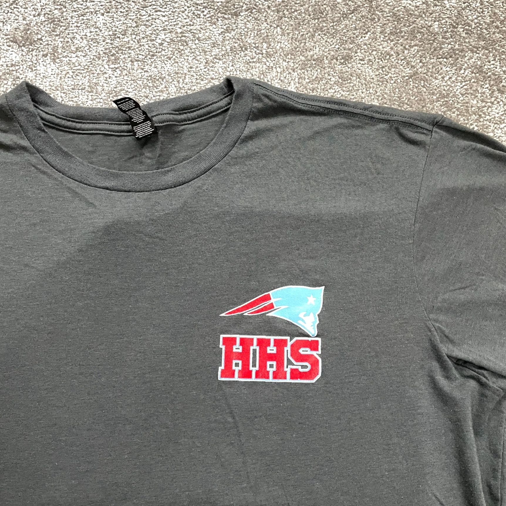 Vintage District T-Shirt Mens 2XL Gray Patriotic Graphic Crew Neck Short Sleeve Cotton Size US XXL / EU 58 / 5 - 4 Thumbnail