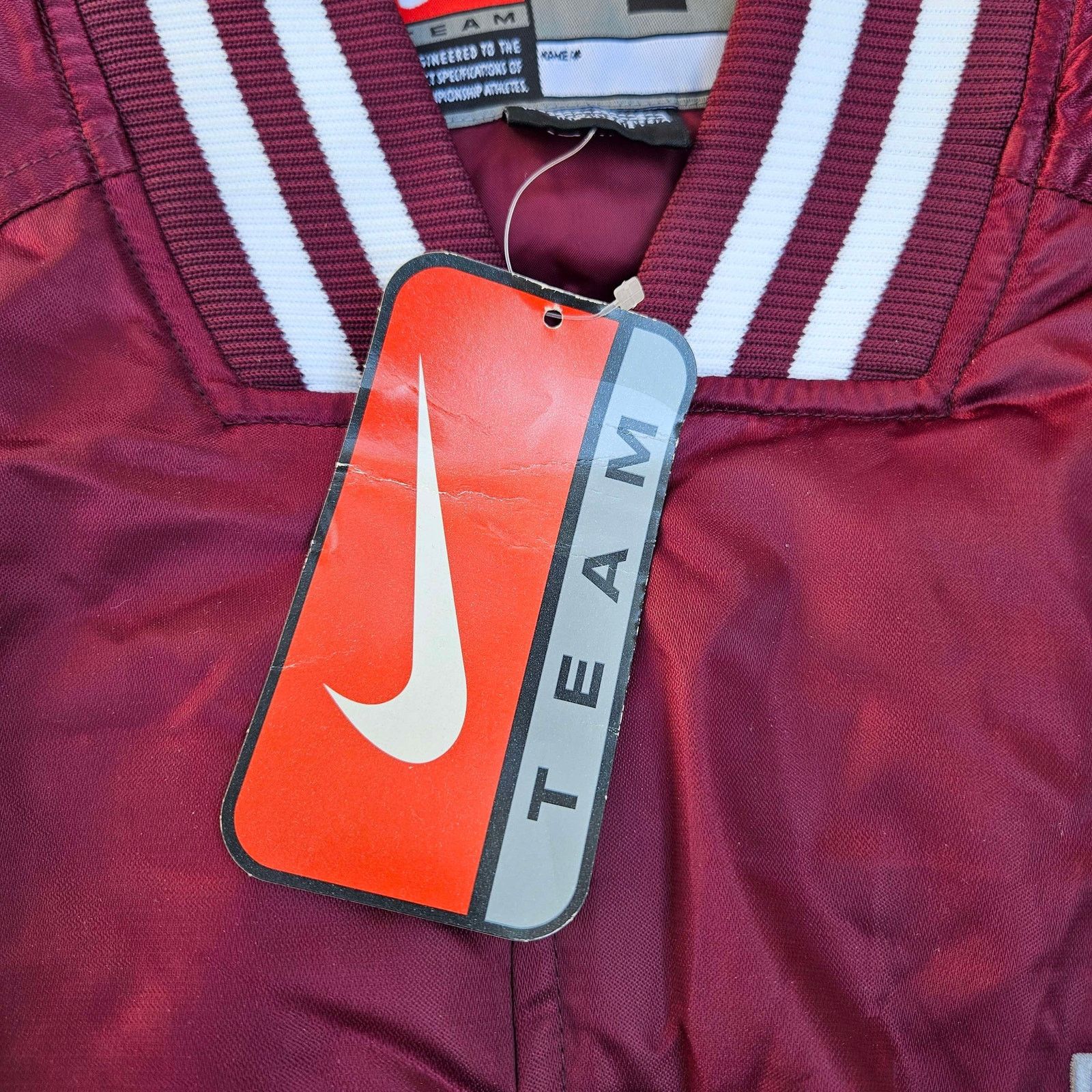 Nike Vintage Nike Texas A&M Jacket Bomber Size L Burgundy NWT Y2K Size US L / EU 52-54 / 3 - 5 Thumbnail