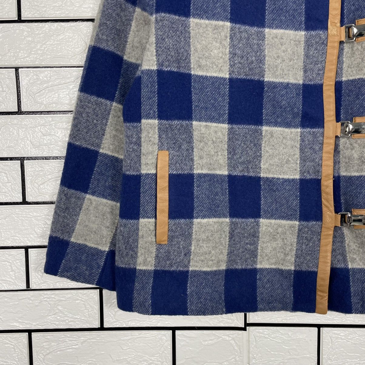Courreges Courreges Paris Wool Tartan Jacket Size M / US 6-8 / IT 42-44 - 3 Thumbnail