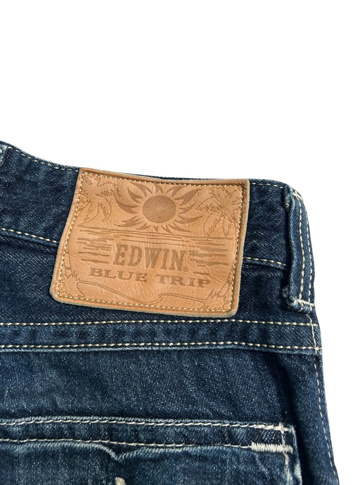 Edwin × Kapital × Vintage FLARE 🔥 EDWIN BT5012 DISTRESSED JAPANESE PUNK DENIM JEANS Size US 28 / EU 44 - 10 Thumbnail