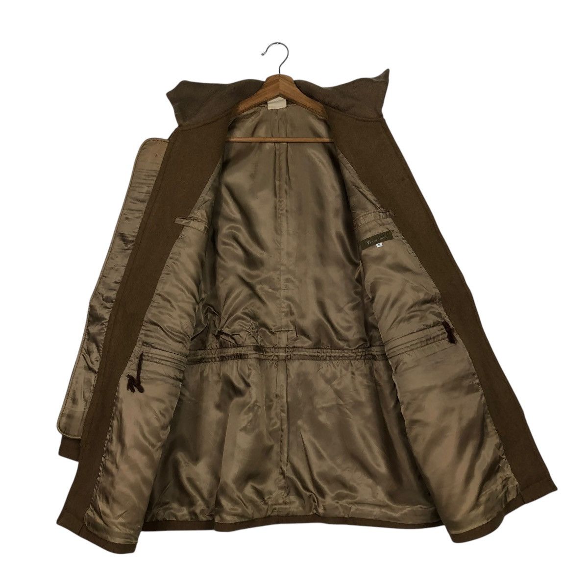 Yohji Yamamoto 🔥VINTAGE CHORE WOOL JACKET Y’S FOR MEN ZIPPER HIGH COLLAR Size US M / EU 48-50 / 2 - 15 Thumbnail