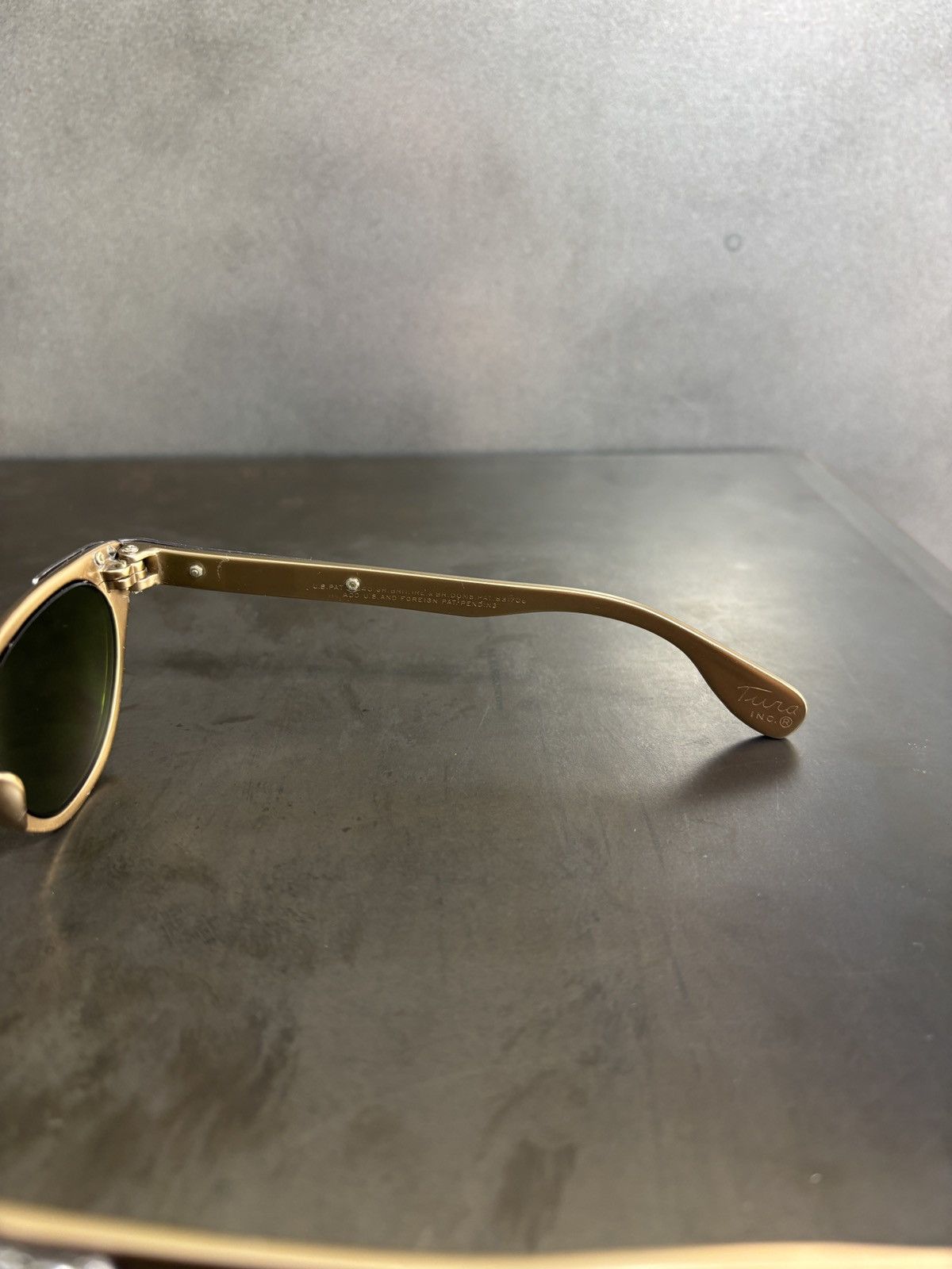 American Optical × Other × Vintage 1960s Tura Sunglasses 1950s Vintage Bronze Metal Turanette Size ONE SIZE - 9 Thumbnail