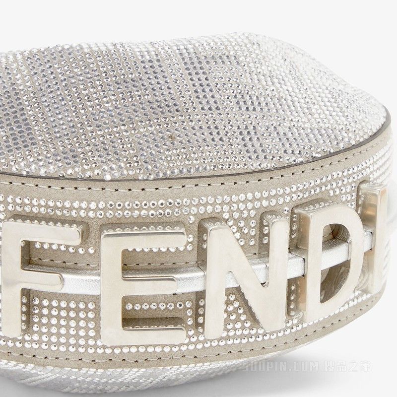 Fendi o1s1wg111125 Size: OS/ Nano Fendigraphy in Grey Size ONE SIZE - 3 Thumbnail