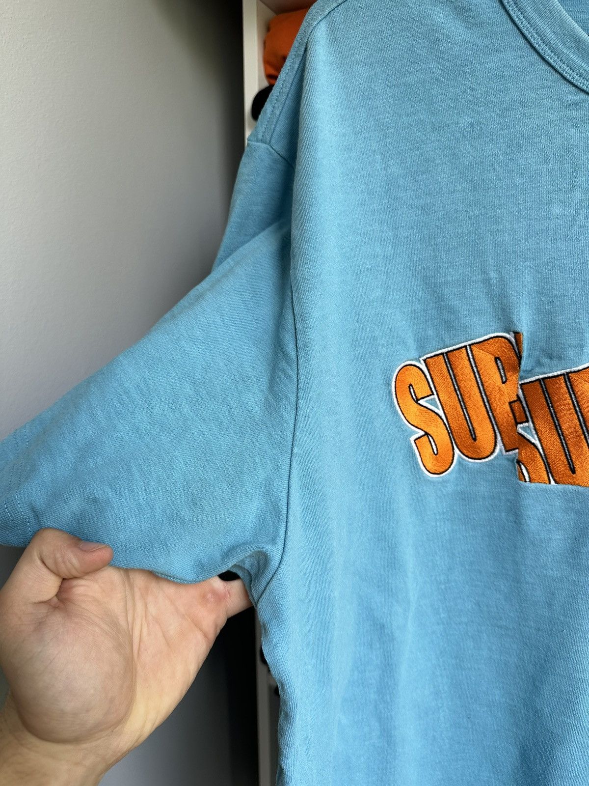 Supreme 🔥SUPREME EMBROIDERED CUT LOGO T-SHIRT🔥 Size US XL / EU 56 / 4 - 8 Thumbnail