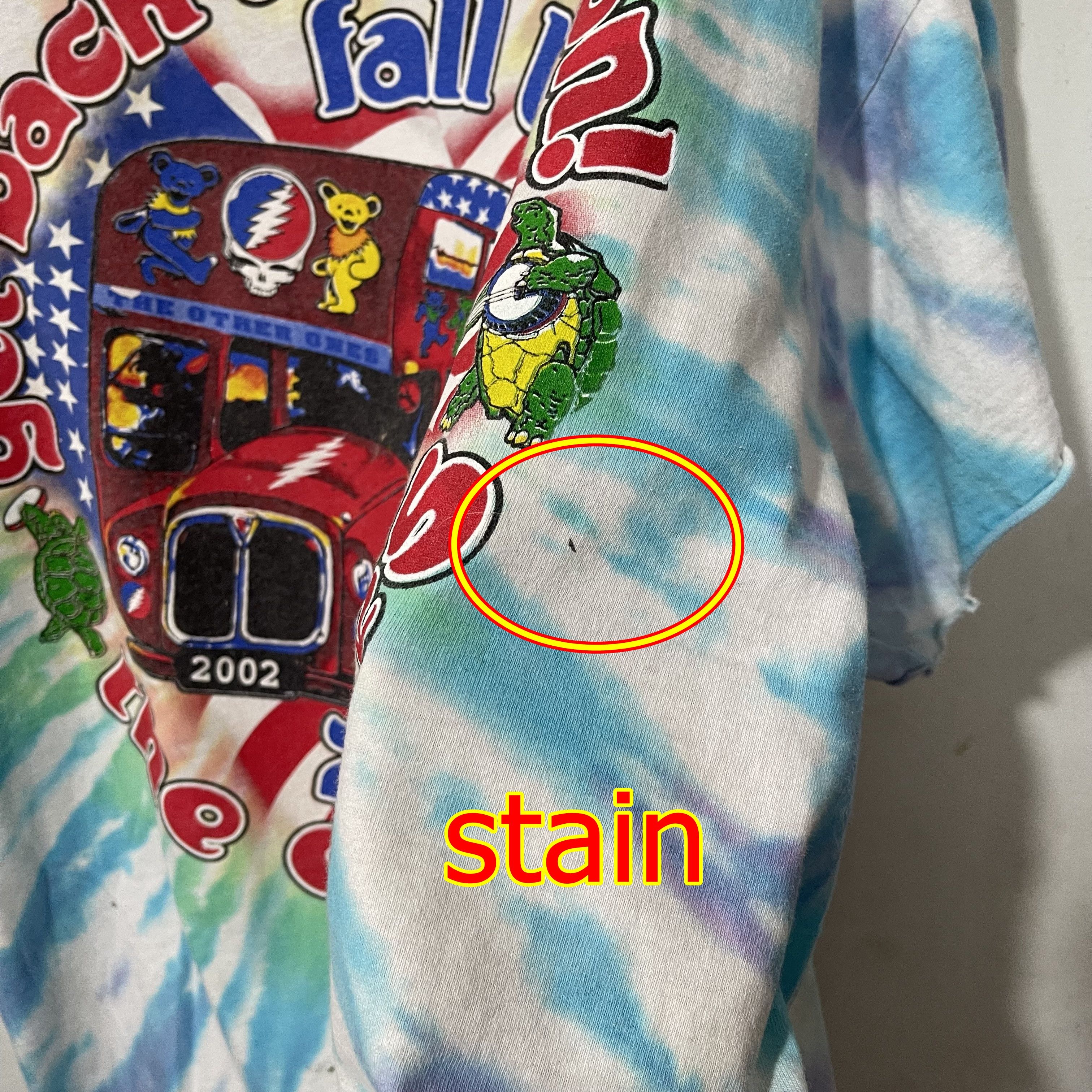 Grateful Dead Vintage 2002 The Other Ones Fall Tour T-Shirt Size US L / EU 52-54 / 3 - 10 Thumbnail