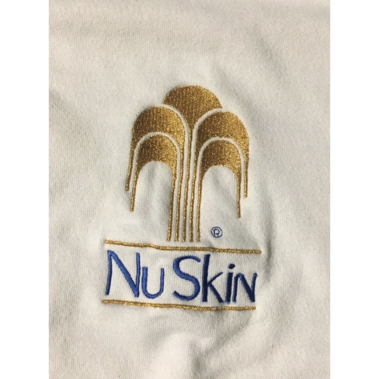 Hanes VINTAGE Hanes Sweatshirt Shirt M White 80s Nu Skin Anti Aging Promo Vintage 80s 90s American Art College Grunge Hip Hop Retro Rock USA Mens Size US M / EU 48-50 / 2 - 3 Thumbnail