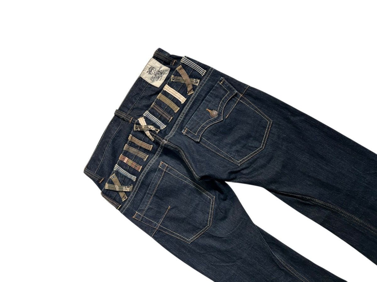 Japanese Brand × Kapital × Vintage Double Waist Dominate Japanese Punk Style Denim Jeans Size US 32 / EU 48 - 4 Thumbnail