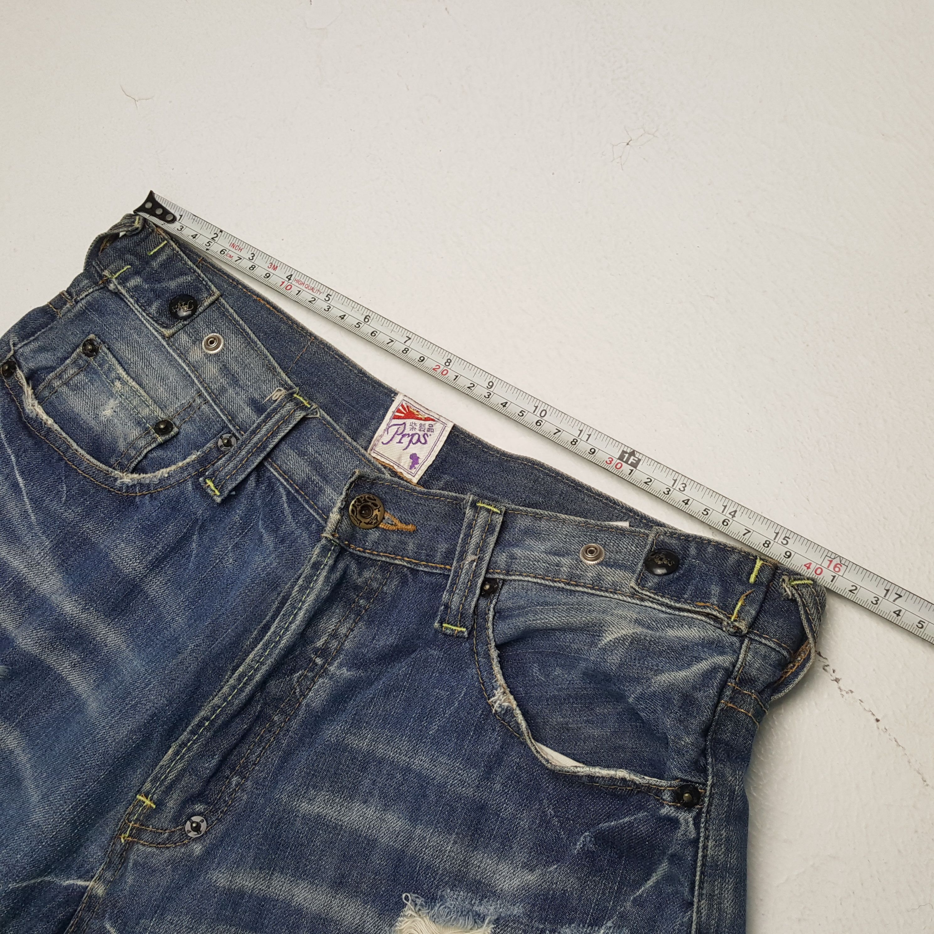 Prps × Vintage PRPS Fashion Designer Style Streetwear Jeans Size US 32 / EU 48 - 7 Thumbnail