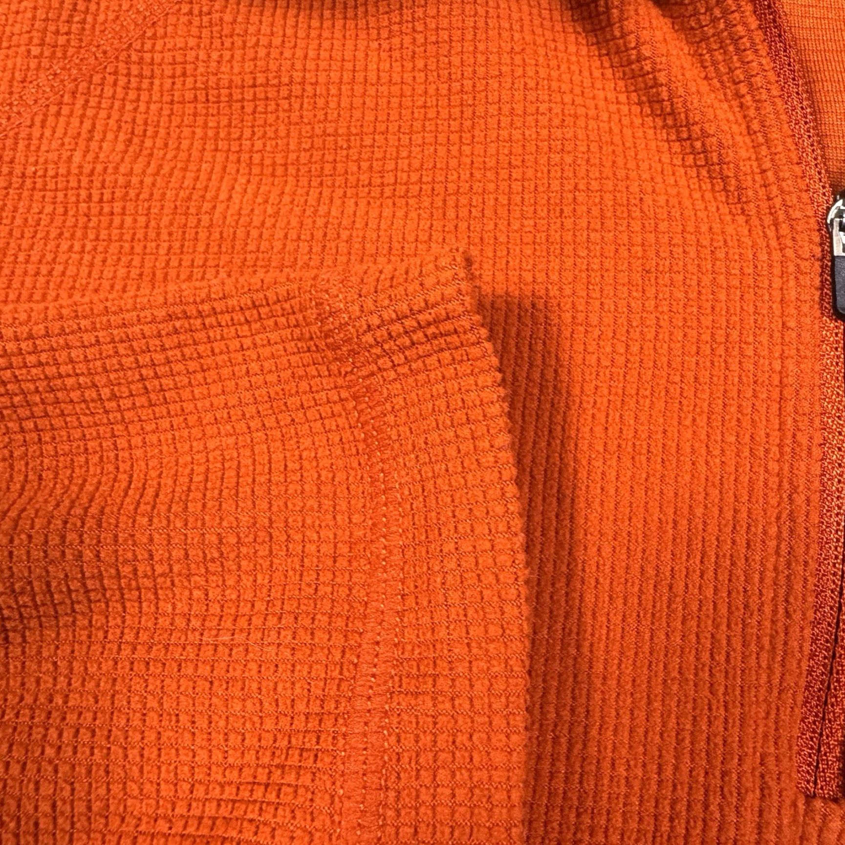 Nike ACG VINTAGE Nike ACG Jacket Mens XL Grid Fleece 1/4 Zip Orange 48 in Chest Long Sleeve Mid-Length 1/4 Zip Mens Jacket Vintage Y2K Pullover Sweatshirt Size US XL / EU 56 / 4 - 3 Thumbnail