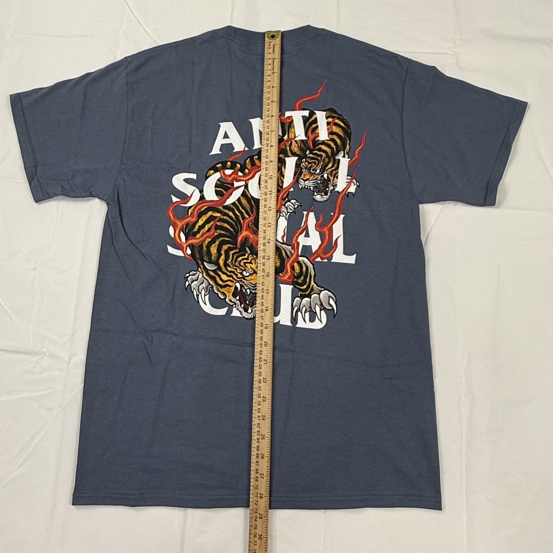 Anti Social Social Club Anti Social Social Club Tiger Flame Graphic Tee Mens Medium Size US M / EU 48-50 / 2 - 3 Thumbnail