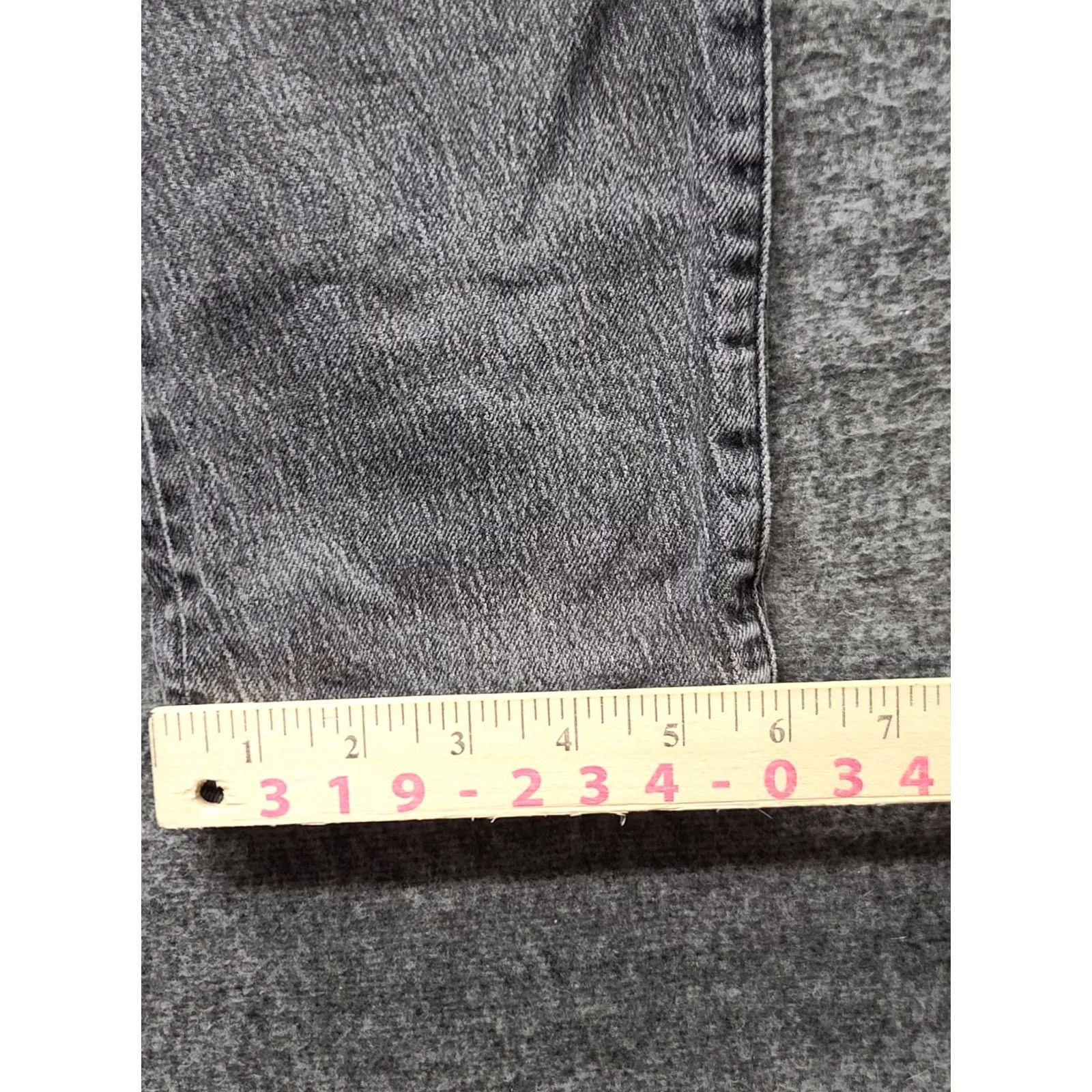 Madewell Madewell Jeans Womens 30x26 Regular Fit Tapered Leg Stretch Denim 5-Pocket Zipper Button Black Vintage: No Size 30" / US 8 / IT 44 - 7 Thumbnail