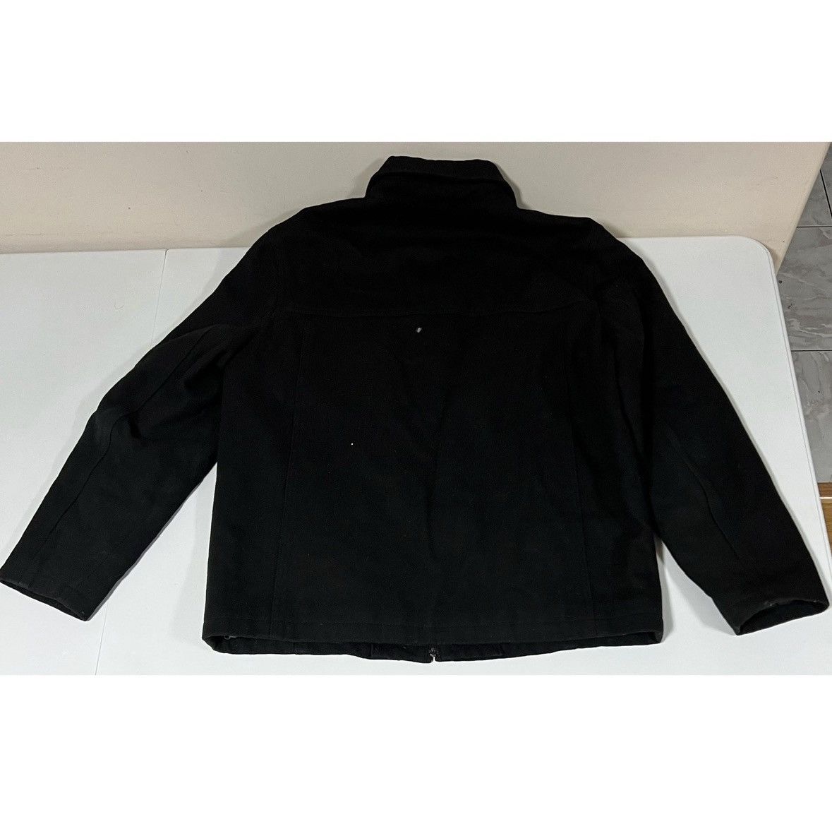 Perry Ellis Perry Ellis Black Wool Peacoat Winter Jacket Outwear Size M Size US M / EU 48-50 / 2 - 3 Thumbnail
