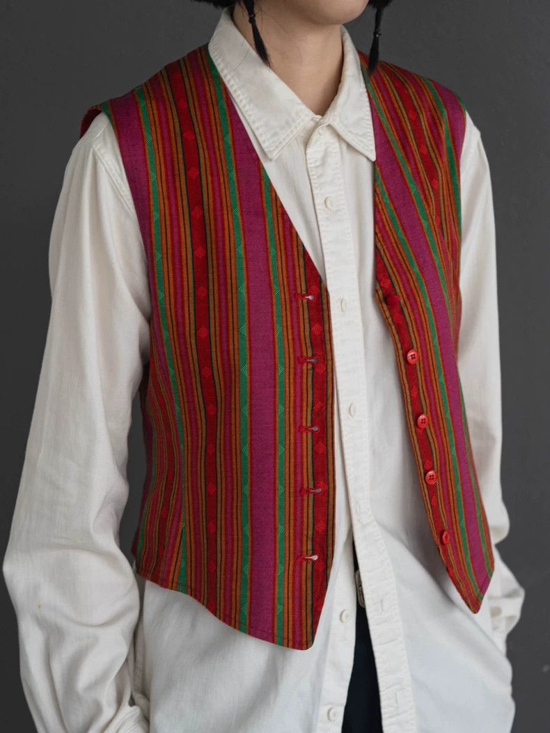Kenzo KENZO Vintage chic ethnic striped vest Size M / US 6-8 / IT 42-44 - 5 Thumbnail