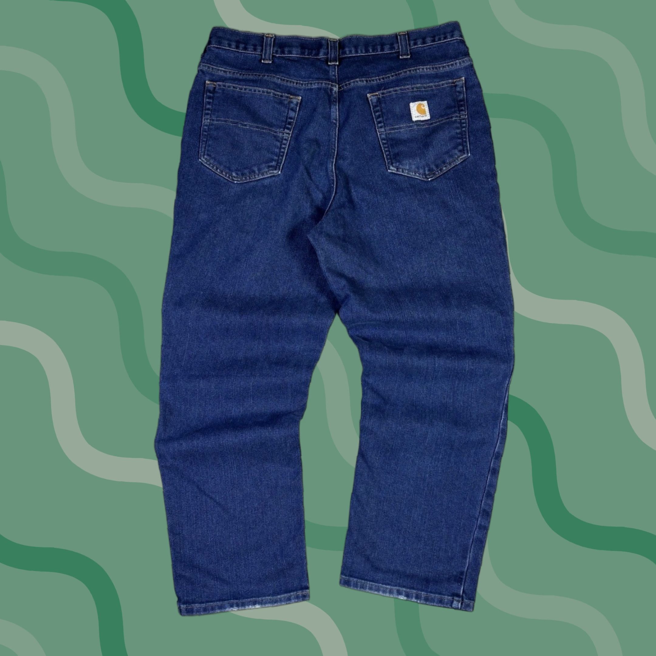 Carhartt VINTAGE Carhartt Jeans 36x32 Relaxed Fit Denim Blue Medium Wash Men’s 381-83 VTG Size US 36 / EU 52 - 1 Thumbnail