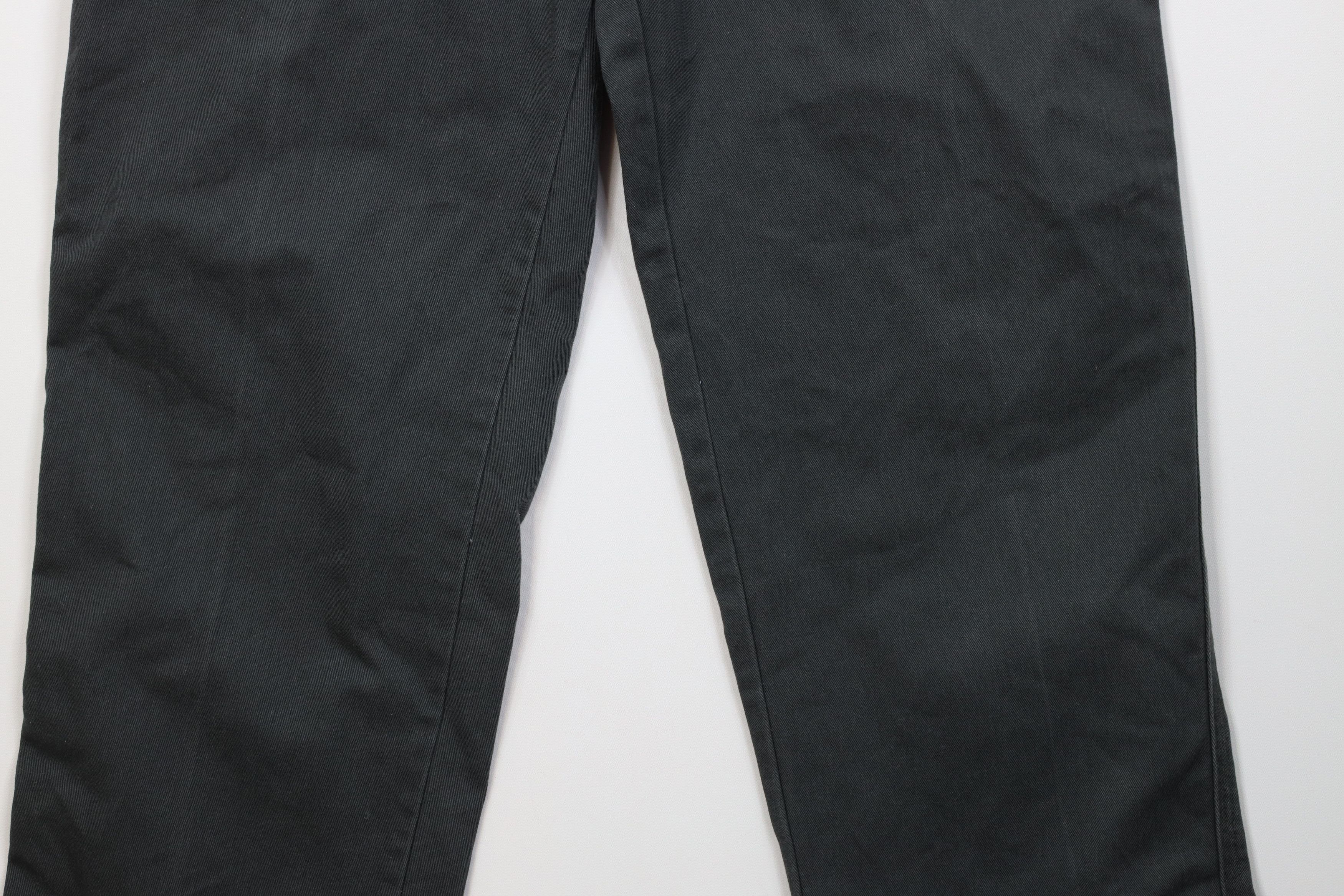 Carhartt Vintage 90s Carhartt Wide Leg Dungaree Pants Green Size US 32 / EU 48 - 4 Thumbnail