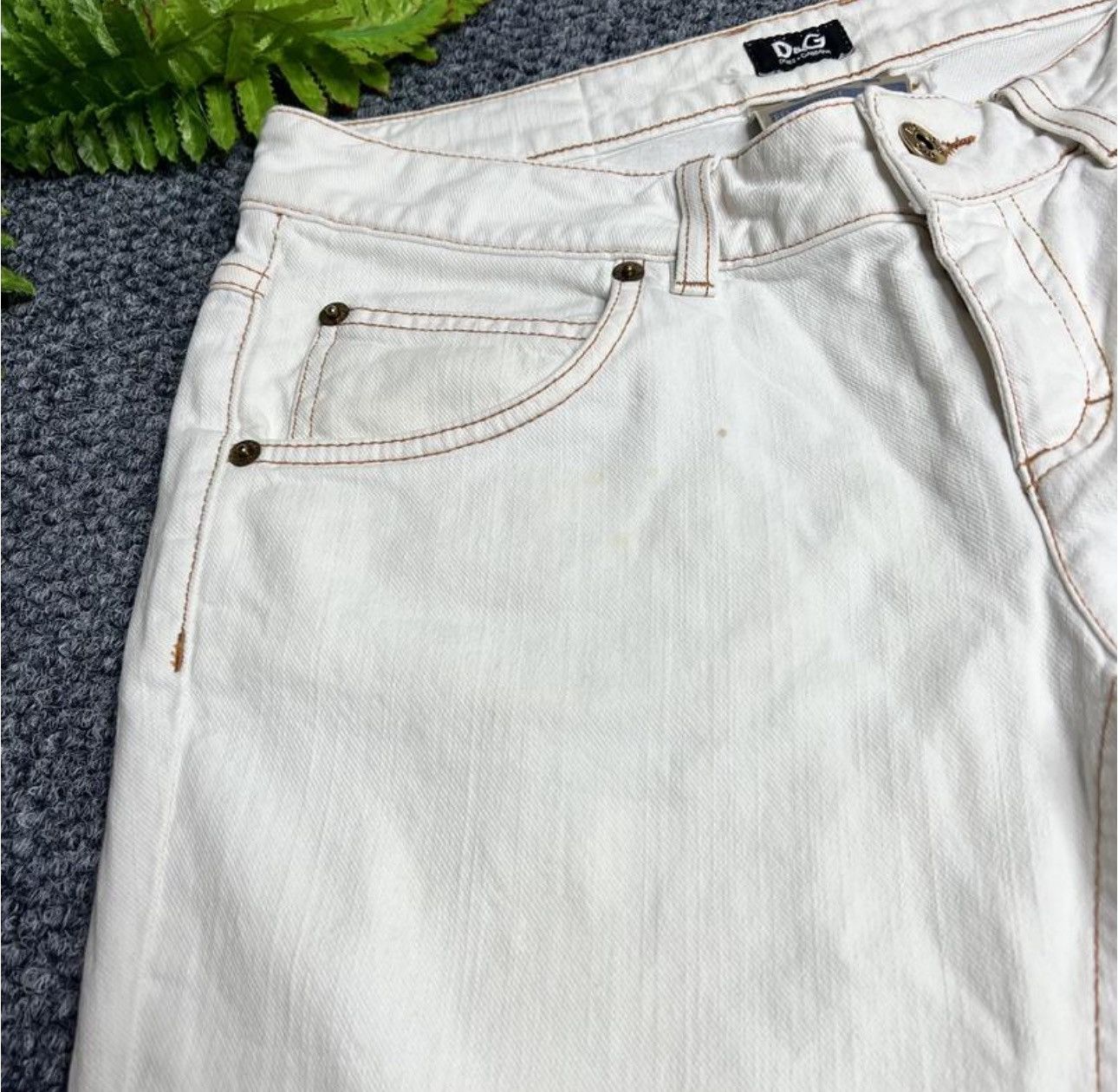 Dolce & Gabbana Dolce & Gabbana jeans vintage white outfits street wear Size 25" / US 0 / IT 36 - 8 Thumbnail