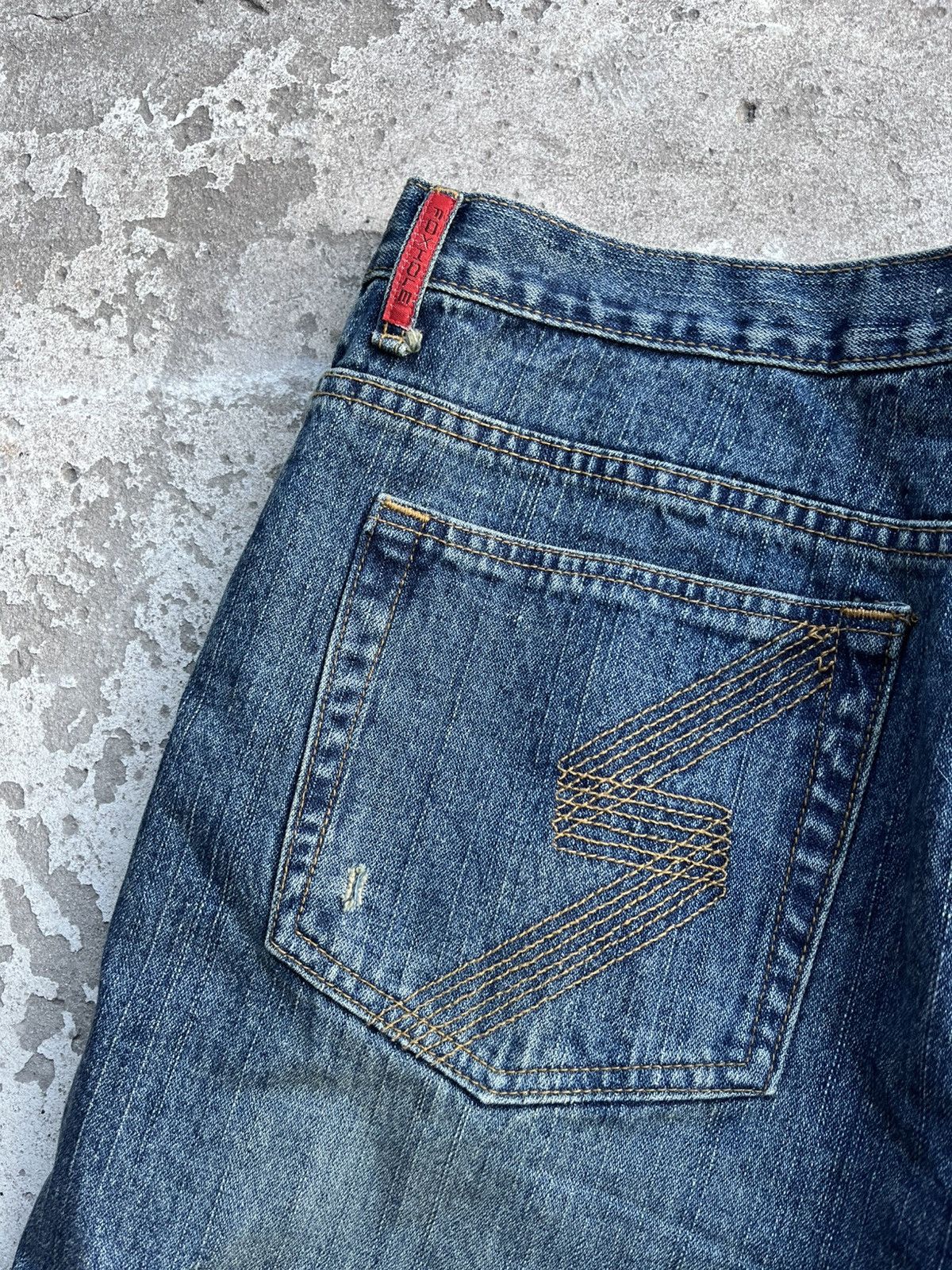 If Six Was Nine × Japanese Brand × Le Grande Bleu (L.G.B.) Vintage Faded Distressed Rick Owens Style Y2K Jeans Denim Size US 34 / EU 50 - 12 Thumbnail