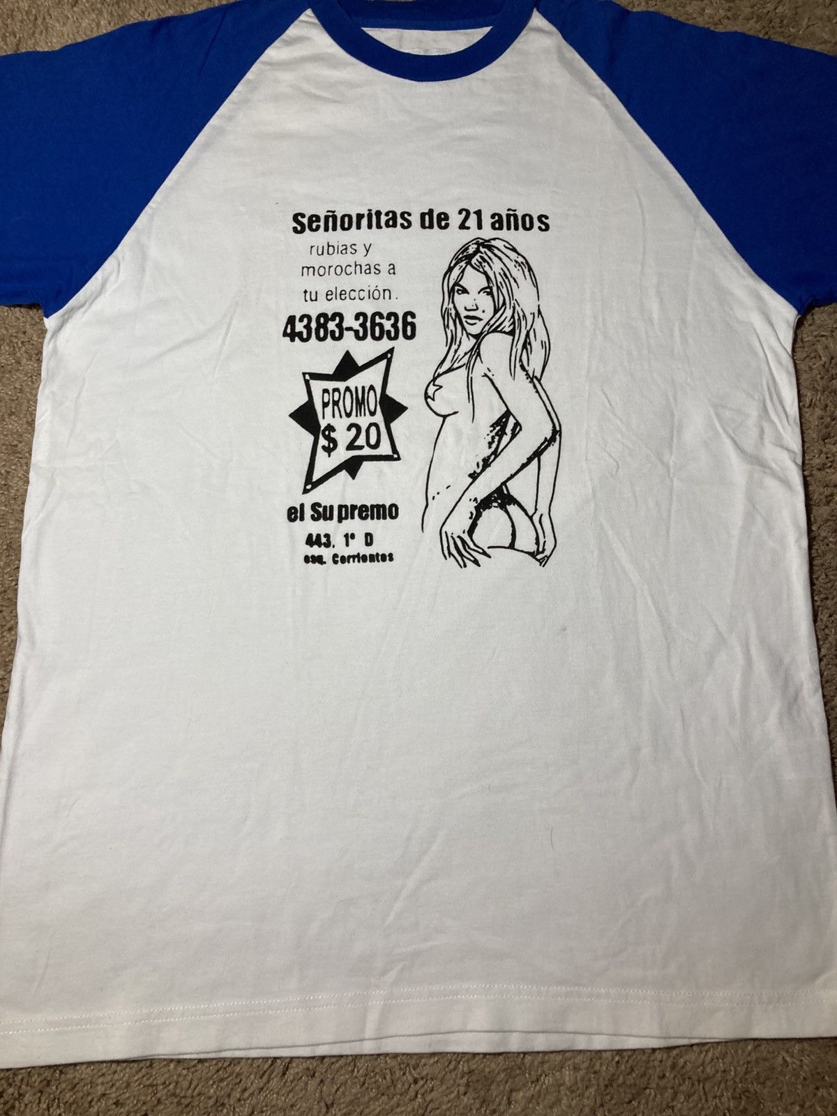 Supreme 2009 Supreme Senoritas 21 Years Old Poster Raglan Sports Top Size US M / EU 48-50 / 2 - 2 Thumbnail