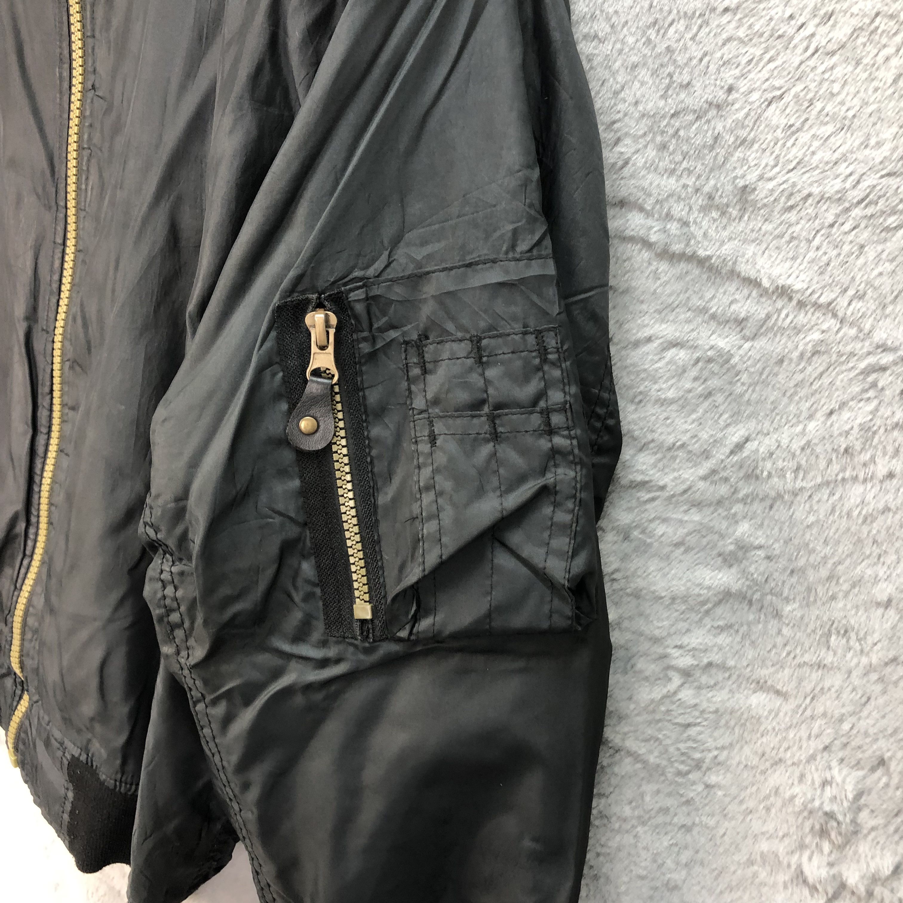 Japanese Brand TRASHED DCM BRAND BOMBERS FLIGHT JACKET #4994-35 Size US M / EU 48-50 / 2 - 7 Thumbnail