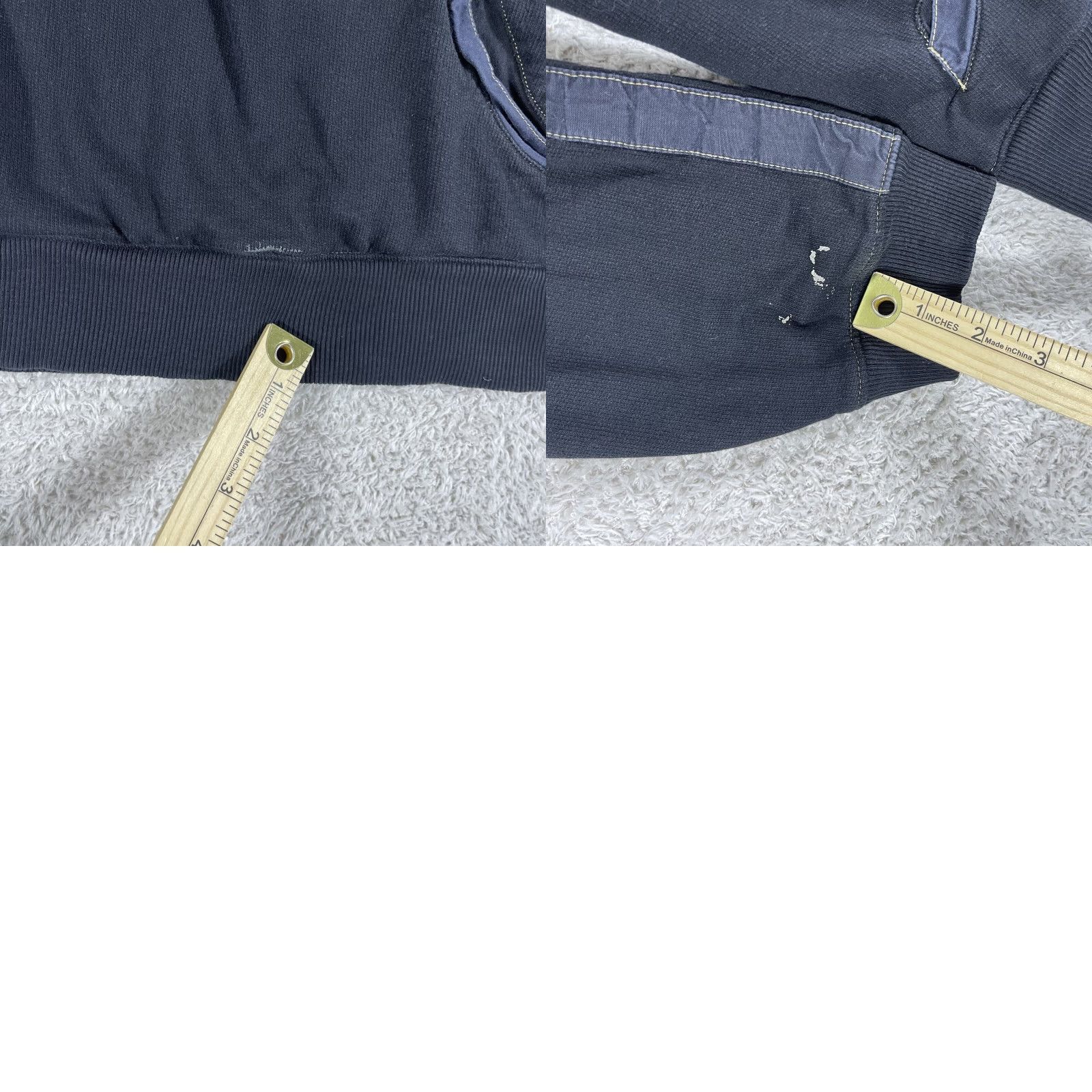 Armani Exchange AX Armani Exchange Hoodie Sweatshirt Women's L Black 1/2 Zip Pullover Y2K Size L / US 10 / IT 46 - 8 Thumbnail