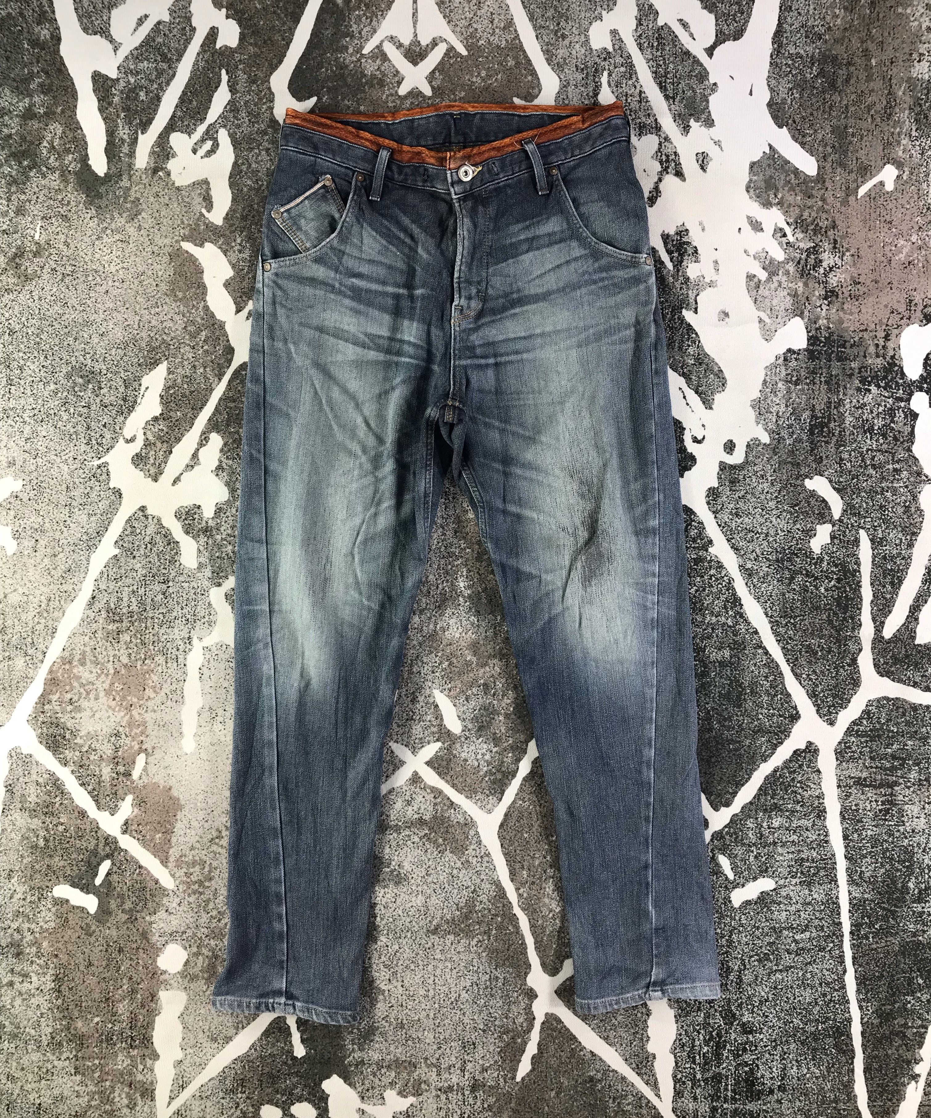 Edwin Edwin Jersey Jeans Faded Blue Denim KJ1494 Size US 32 / EU 48 - 1 Thumbnail