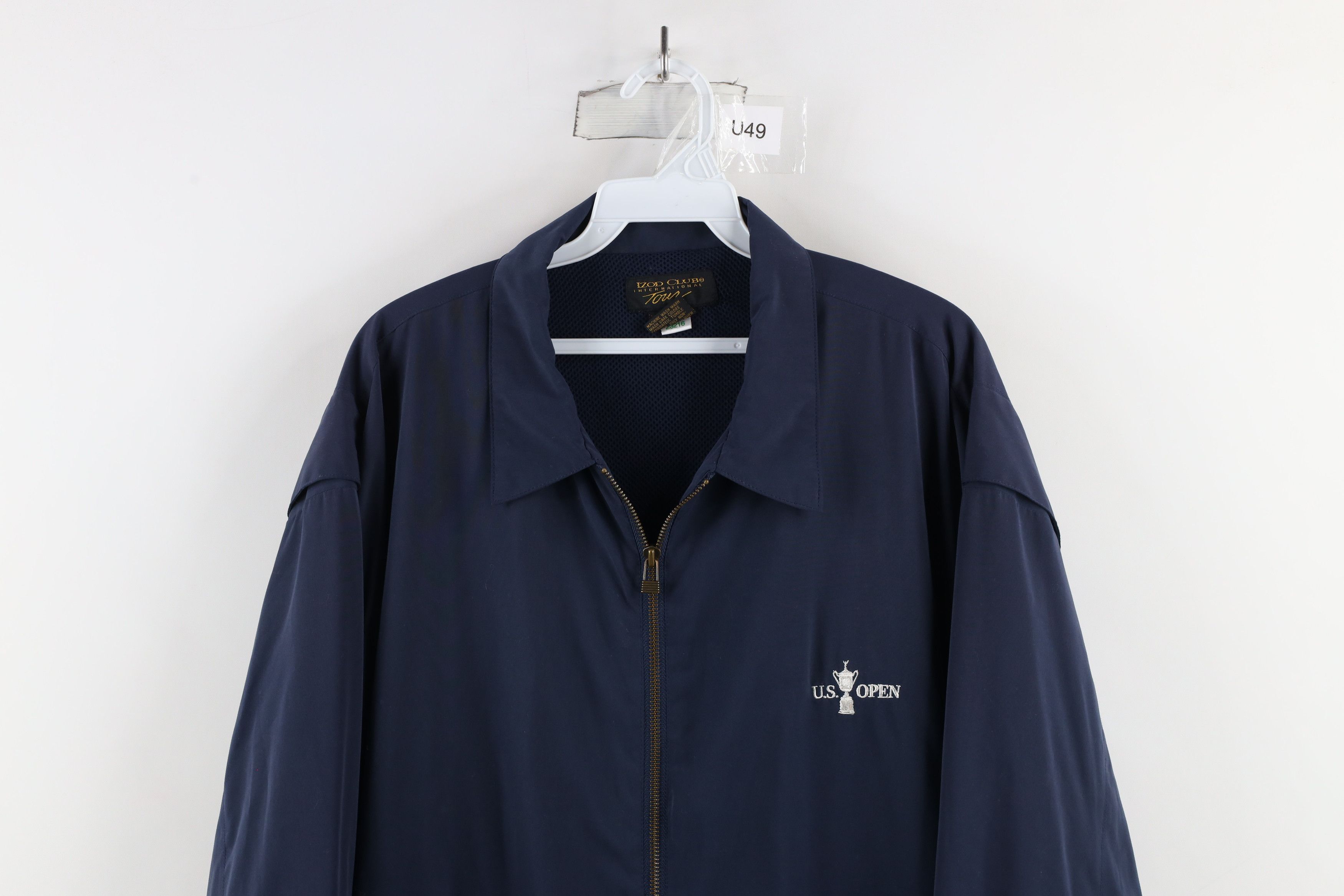Vintage Vintage 90s Out US Open Golf Full Zip Bomber Jacket Blue Size US L / EU 52-54 / 3 - 2 Thumbnail