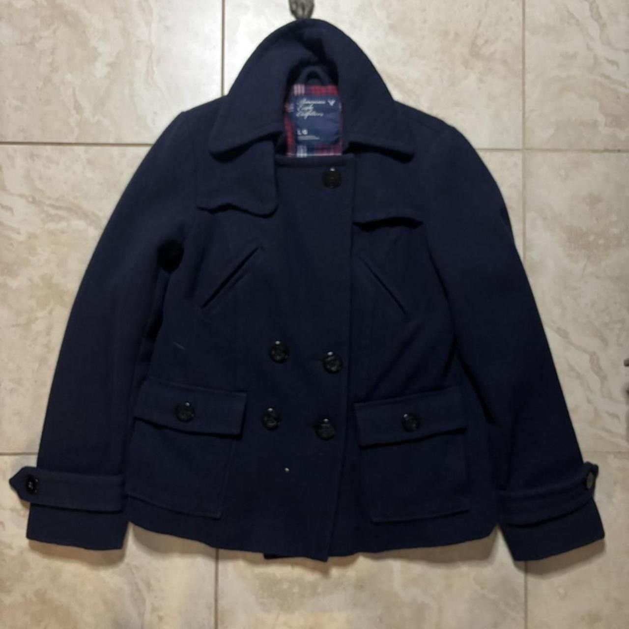 American Eagle Outfitters 2000s american eagle balmain-style military peacoat jacket Size US L / EU 52-54 / 3 - 2 Thumbnail