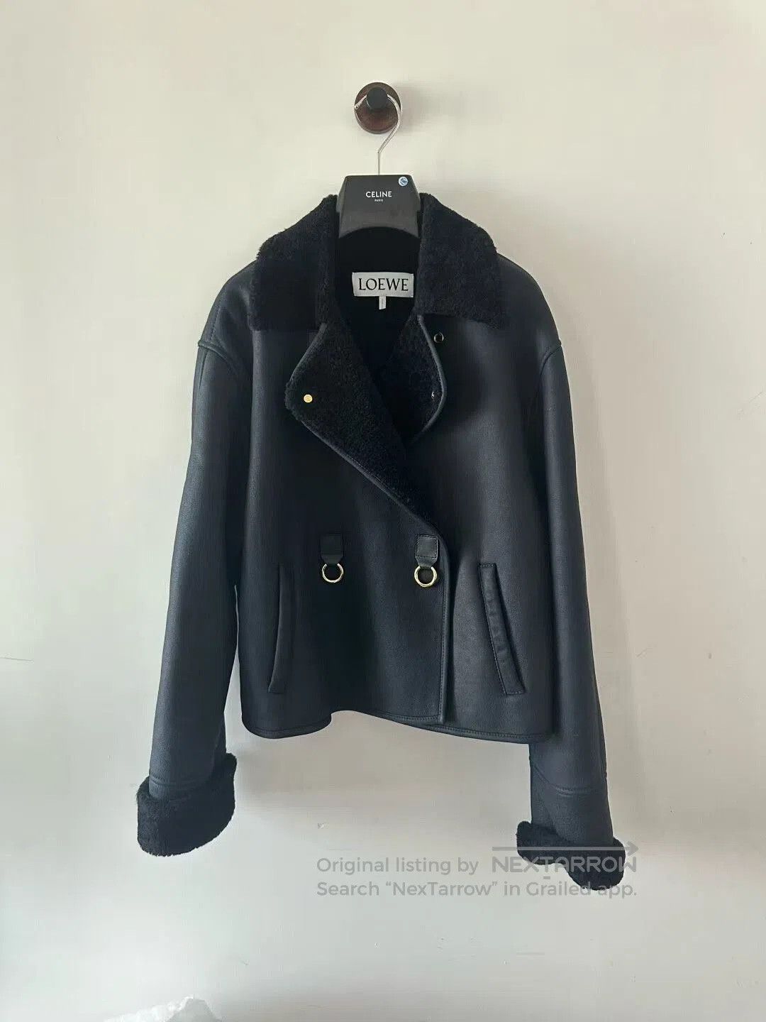 Loewe Loewe Wool and Leather Jacket. Size US M / EU 48-50 / 2 - 1 Thumbnail