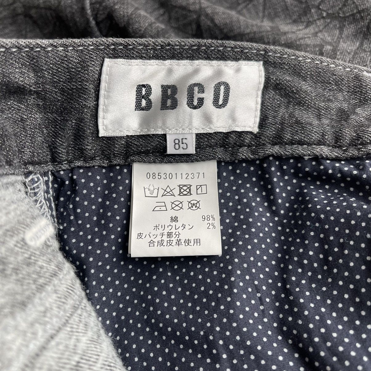 Japanese Brand BBCO Cracked Print Lightweight Denim Jeans Size US 32 / EU 48 - 7 Thumbnail