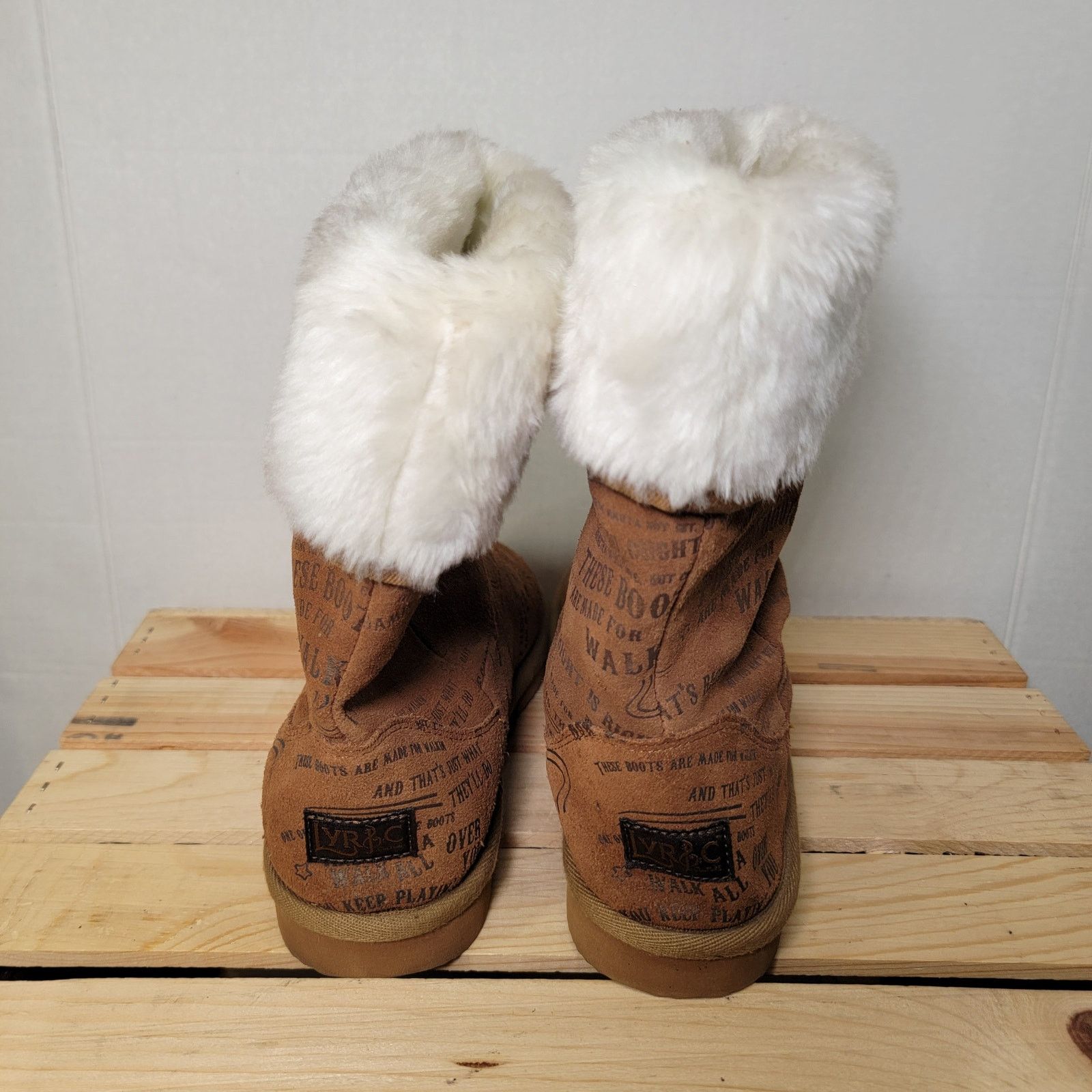 Other Lyric Culture Boots w/ Leather and Faux Fur Uppers - Size 9 Size US 9 / IT 39 - 5 Thumbnail