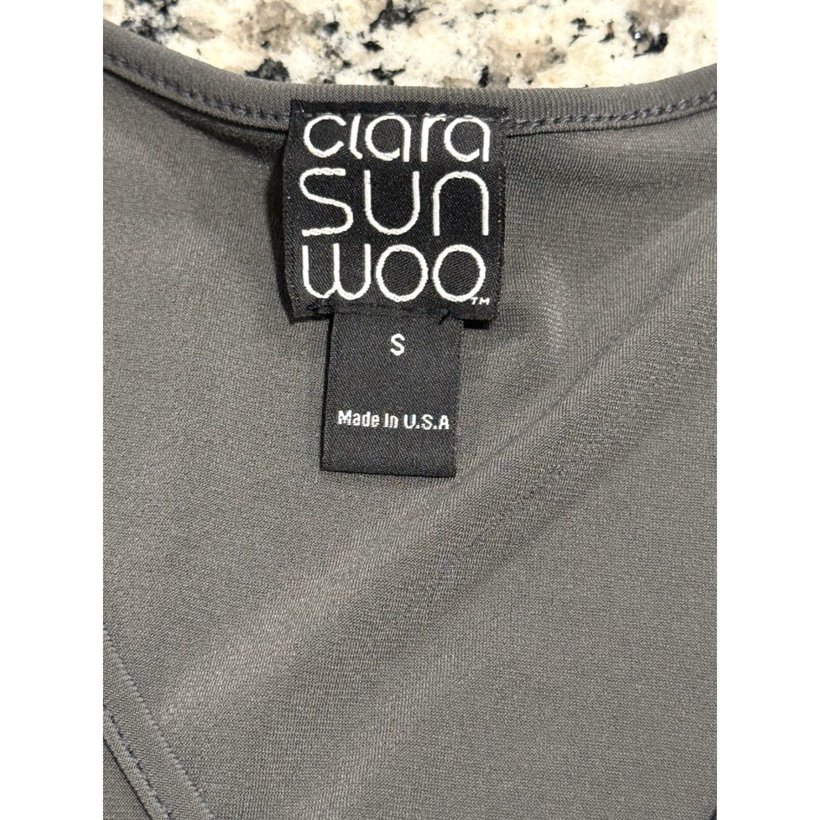Vintage Clara SunWoo Blouse Tunic Gray Size S / Womens / Regular / Round Neck / Long Sleeve / All Seasons / Designer / Classic / NWT / Asymmetric Hem Size S / US 4 / IT 40 - 5 Thumbnail