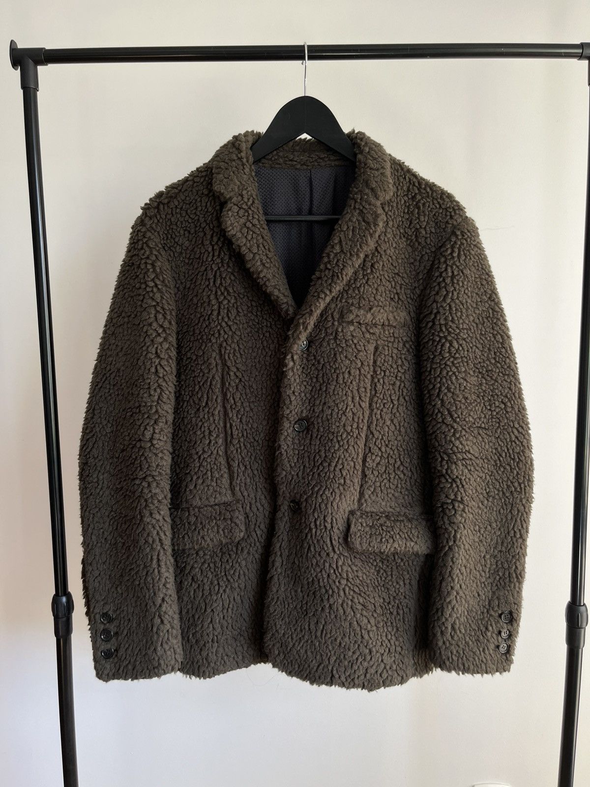 Undercover Rare Undercover AW18 runway teddy fleeece blazer jacket Size US S / EU 44-46 / 1 - 1 Thumbnail