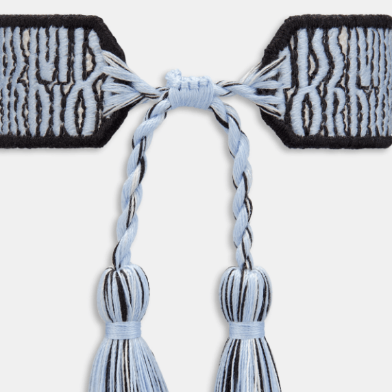 Dior o1w1db10126 B2634W Size :OS/Bracelet Set in Pale Blue/Black Size ONE SIZE - 5 Thumbnail