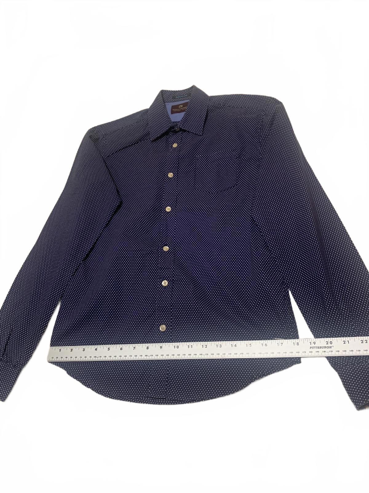 Scotch & Soda Scotch & Soda Navy Blue Polka Dot Button Up Shirt S Size US S / EU 44-46 / 1 - 8 Thumbnail