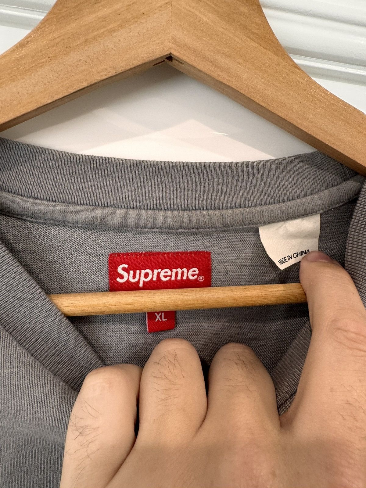 Supreme Supreme S/S Pocket Tee (FW22) - XL Size US XL / EU 56 / 4 - 4 Thumbnail