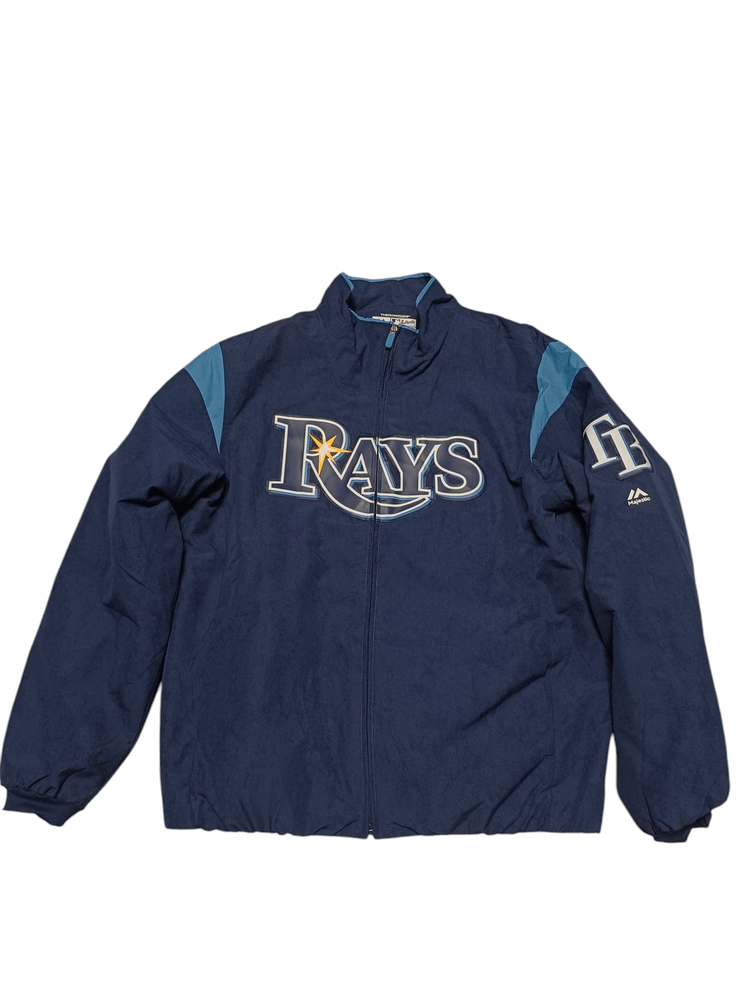 Majestic TAMPA BAY RAYS MLB MAJESTIC BIGLOGO NYLON JACKET Size US L / EU 52-54 / 3 - 1 Thumbnail