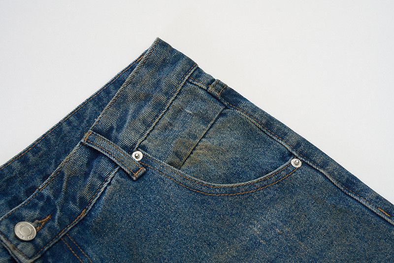 Jean American retro washed distressed jeans y2k Size US 32 / EU 48 - 4 Thumbnail