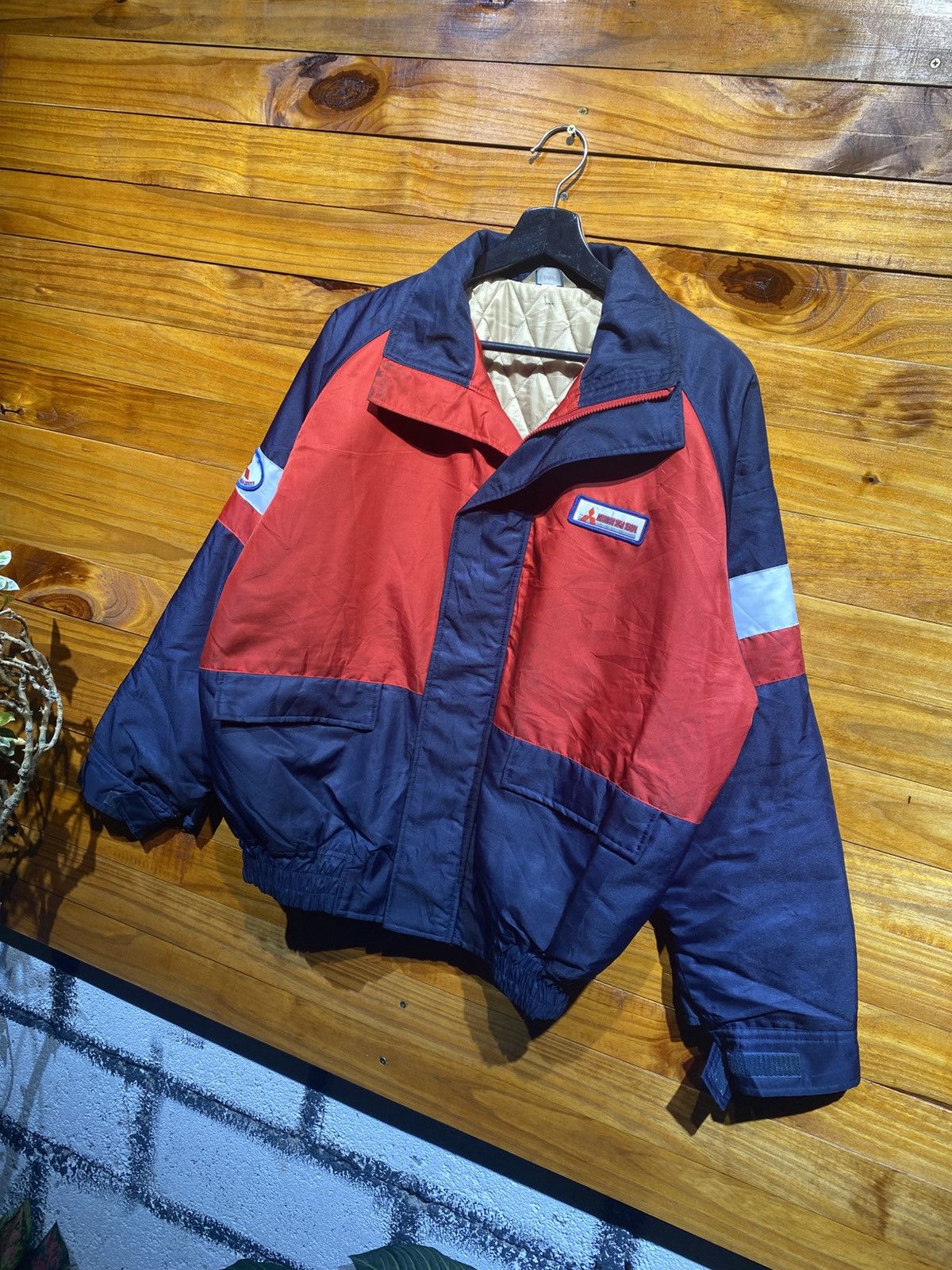 Japanese Brand Vintage Mitsubishi Shoji Sekiyu Jacket Japan Size US L / EU 52-54 / 3 - 2 Thumbnail