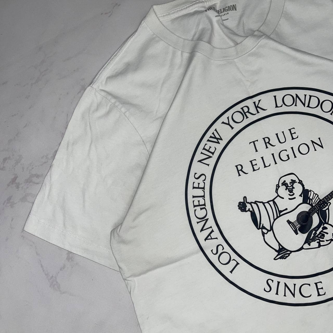 True Religion TRUE RELIGION SS STAMP BUDDHA Y2K TEES Sz L White Size US L / EU 52-54 / 3 - 2 Thumbnail