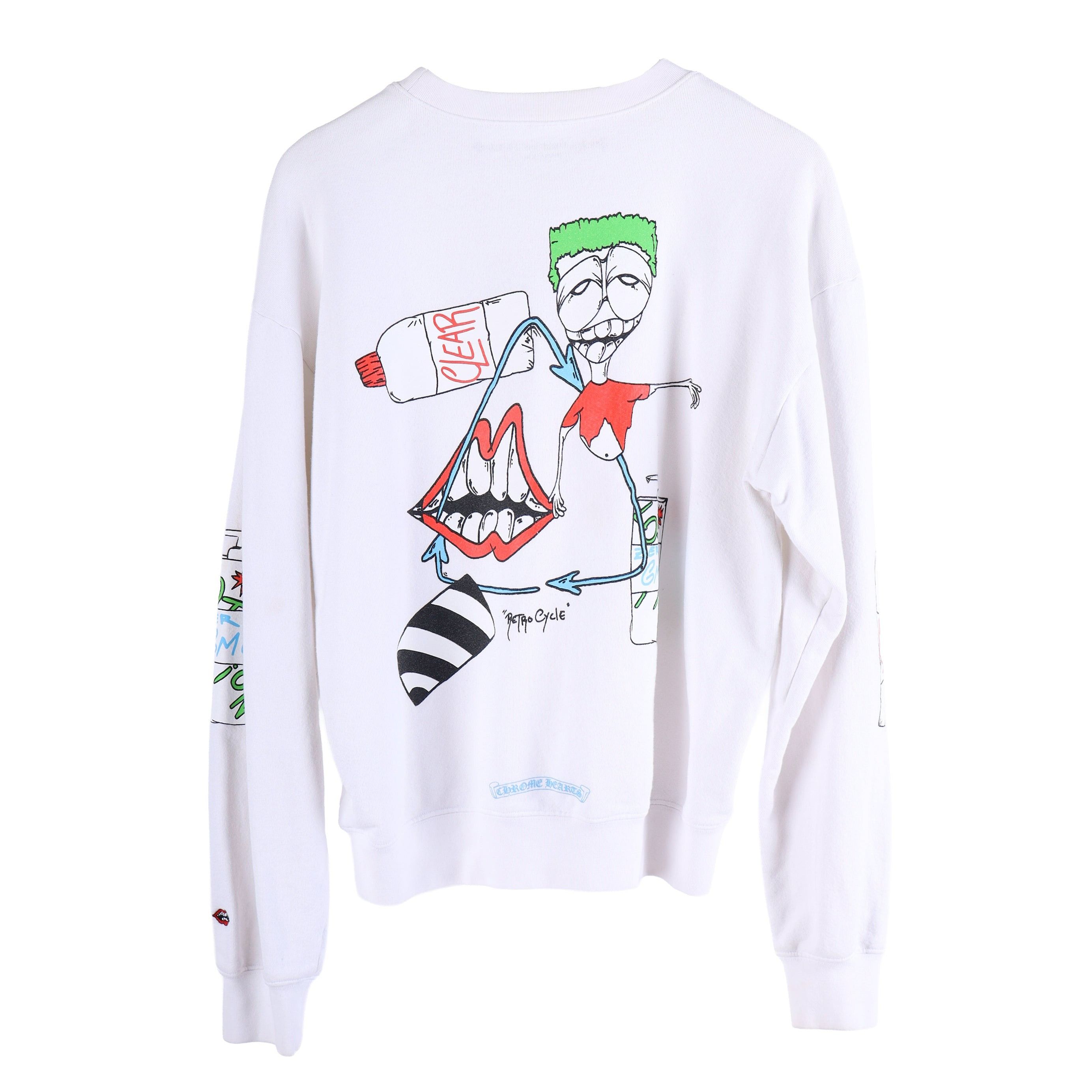 Chrome Hearts CH WHITE MATTY BOY CREWNECK CLEAR Size US M / EU 48-50 / 2 - 1 Thumbnail
