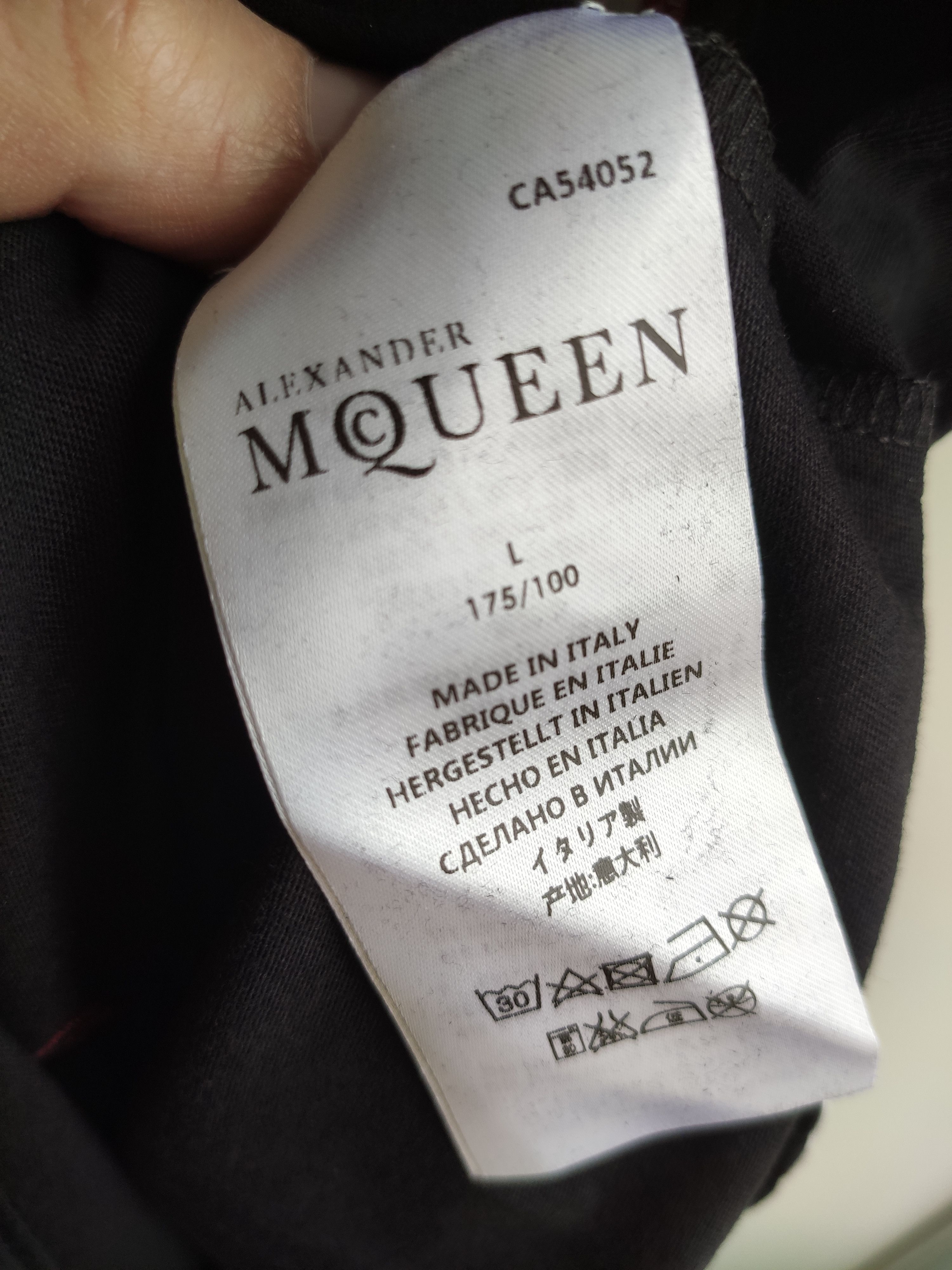 Alexander McQueen ALEXANDER MCQUEEN Embroidered T-Shirt Large BNWT Size US L / EU 52-54 / 3 - 6 Thumbnail