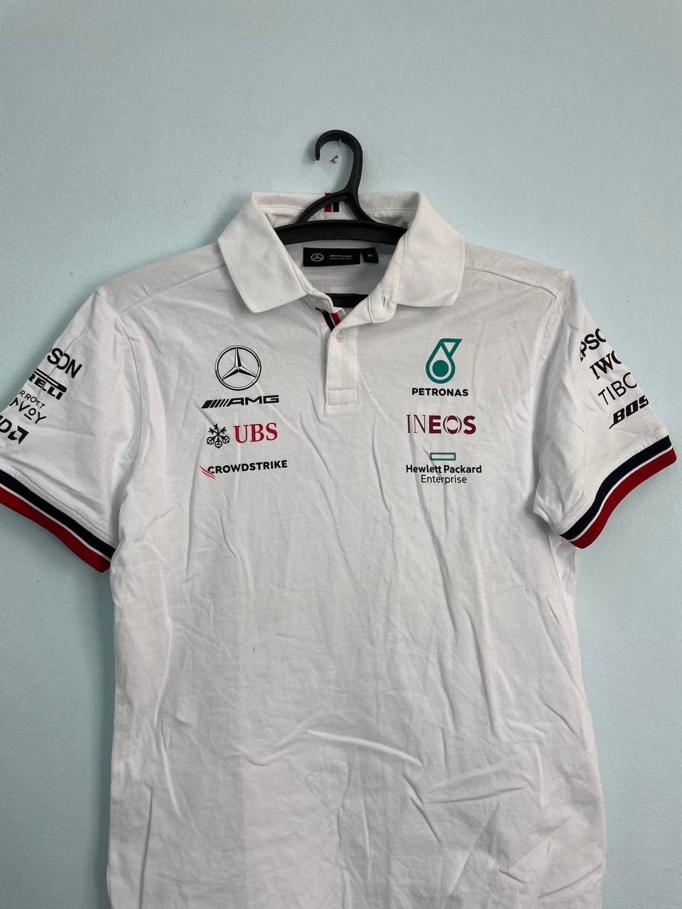 Formula 1 × Mercedes-Benz × Vintage Mercedes-Benz AMG Petronas F1 Racing Polo Shirt Vintage Size US M / EU 48-50 / 2 - 7 Thumbnail