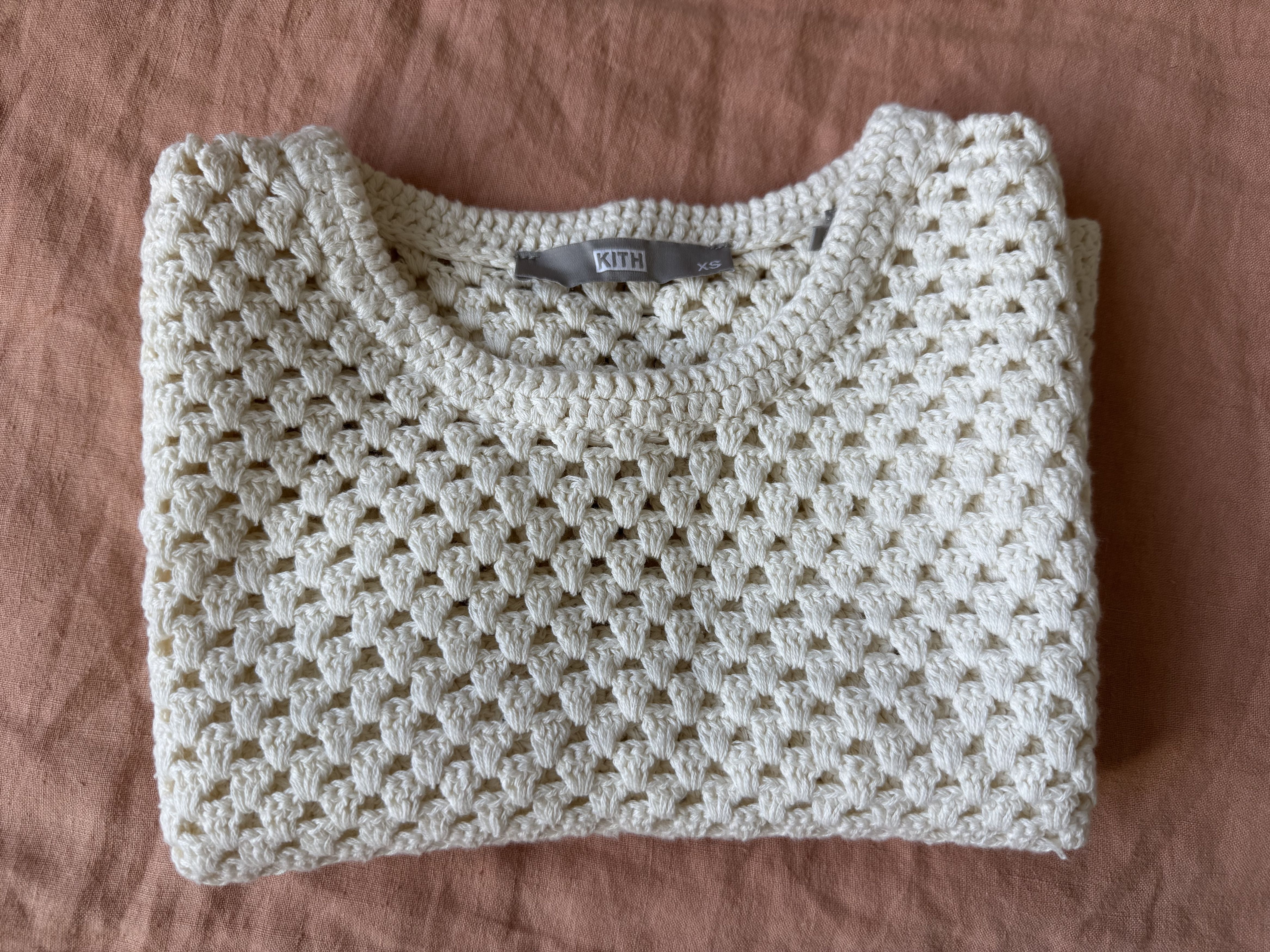 Kith KITH WOMEN RHEA KNIT TEE - WHISPER Size XS / US 0-2 / IT 36-38 - 2 Thumbnail