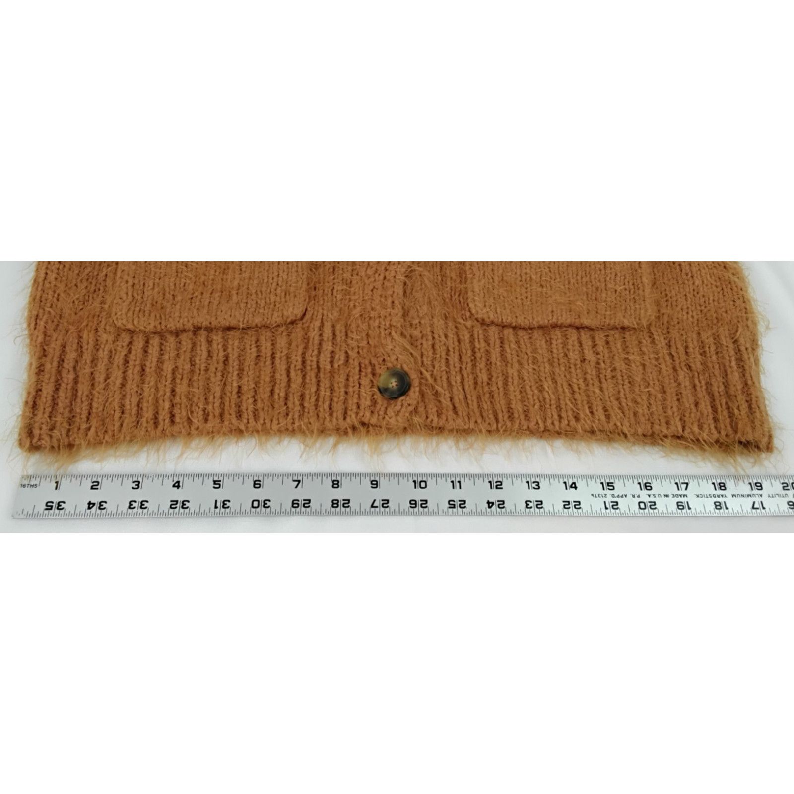Free People Free People Fuzzy Mohair Cardigan Women's XS Orange NWT Size XS / US 0-2 / IT 36-38 - 12 Thumbnail