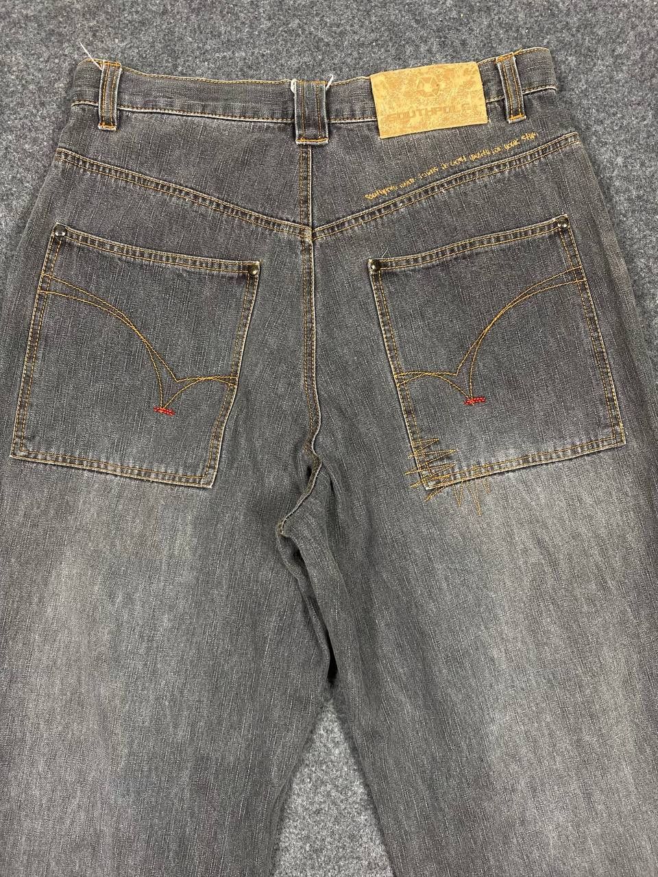 Southpole vintage 90s southpole baggy denim nice design Size US 33 - 3 Thumbnail