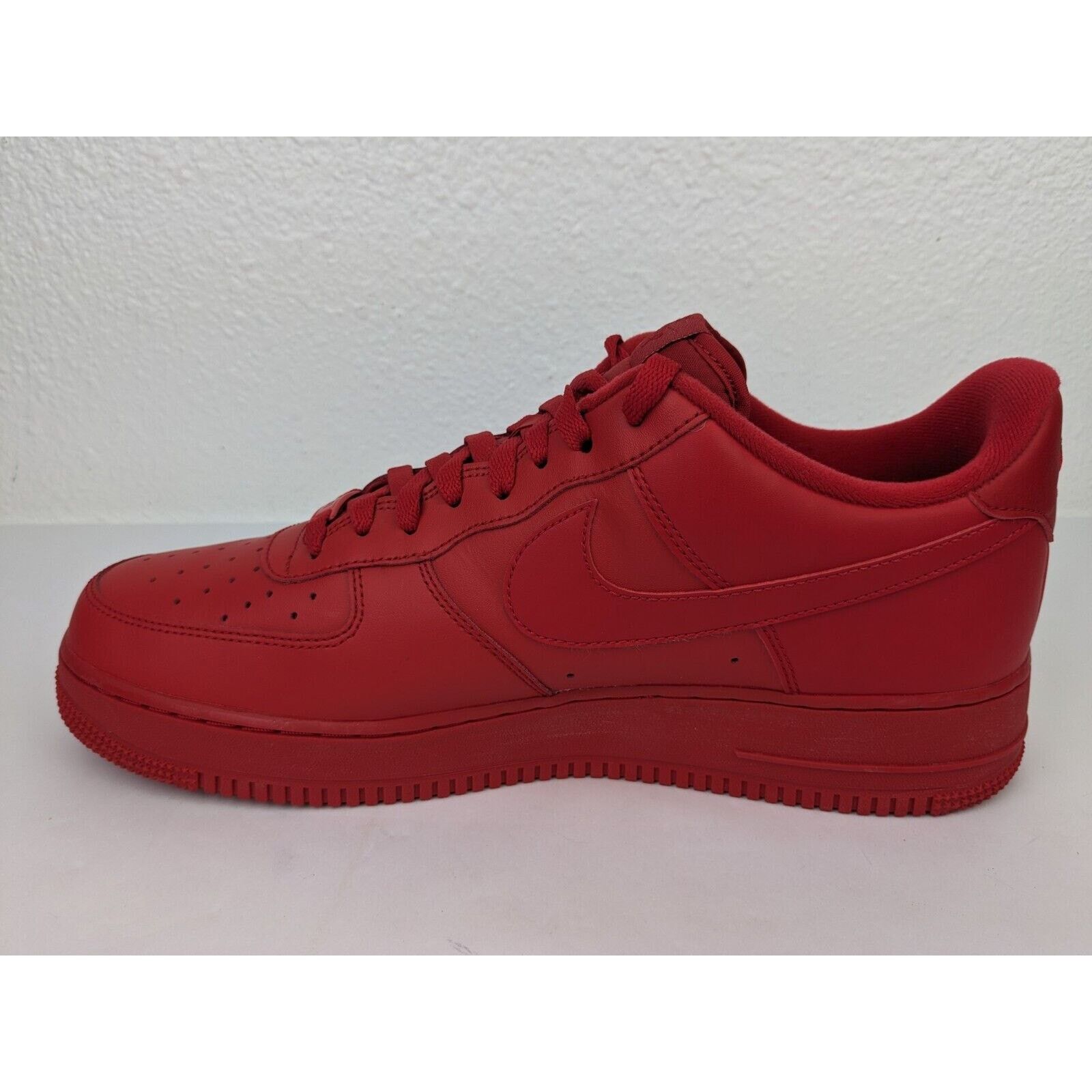Nike Nike Air Force 1 Low 07 LV8 CW6999-600 Triple Red Mens Sz 12 Size US 12 / EU 45 - 7 Thumbnail