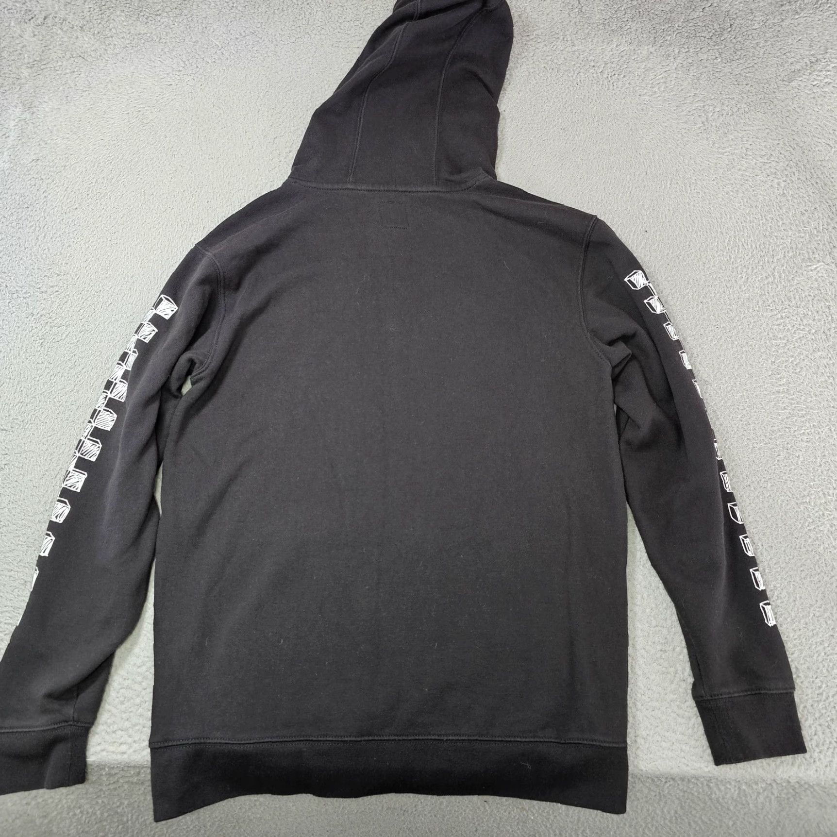 Vans Vans Hoodie Mens Small Black Fleece Pullover Graphic Checkerboard Off The Wall Size US S / EU 44-46 / 1 - 3 Thumbnail