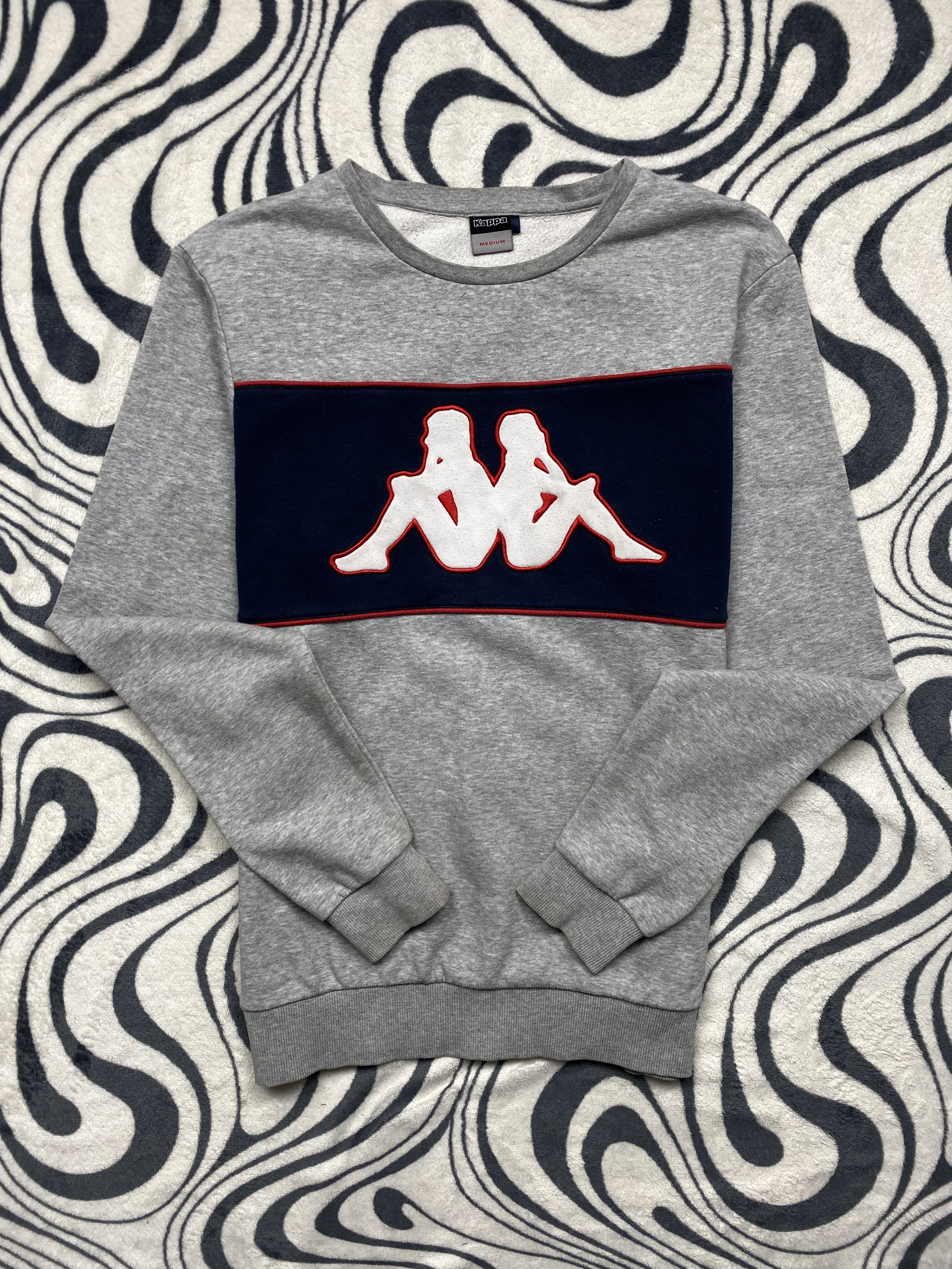 Kappa × Vintage Kappa Vintage Mens Sweatshirt Y2K Size US M / EU 48-50 / 2 - 1 Thumbnail