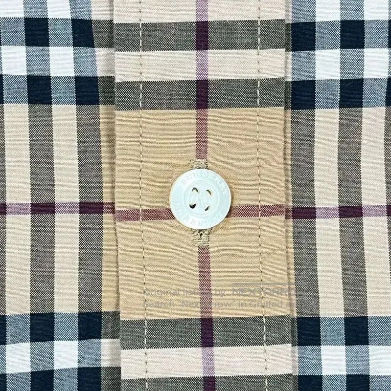 Burberry Burberry M Size Khaki Cotton Shirt. Size M / US 6-8 / IT 42-44 - 6 Thumbnail