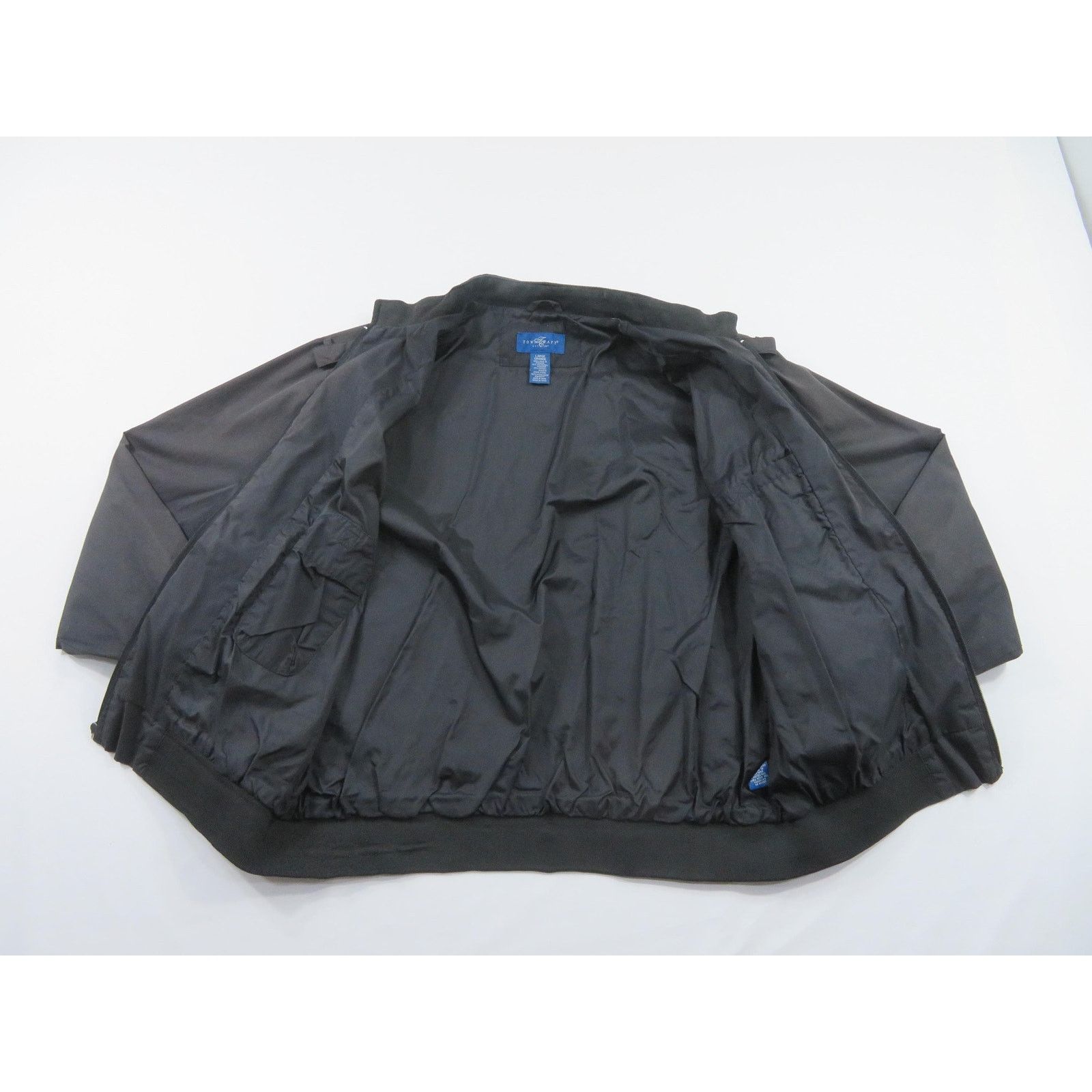 Towncraft Towncraft Lightweight Bomber Jacket Black Sz L 1980s Size US L / EU 52-54 / 3 - 3 Thumbnail